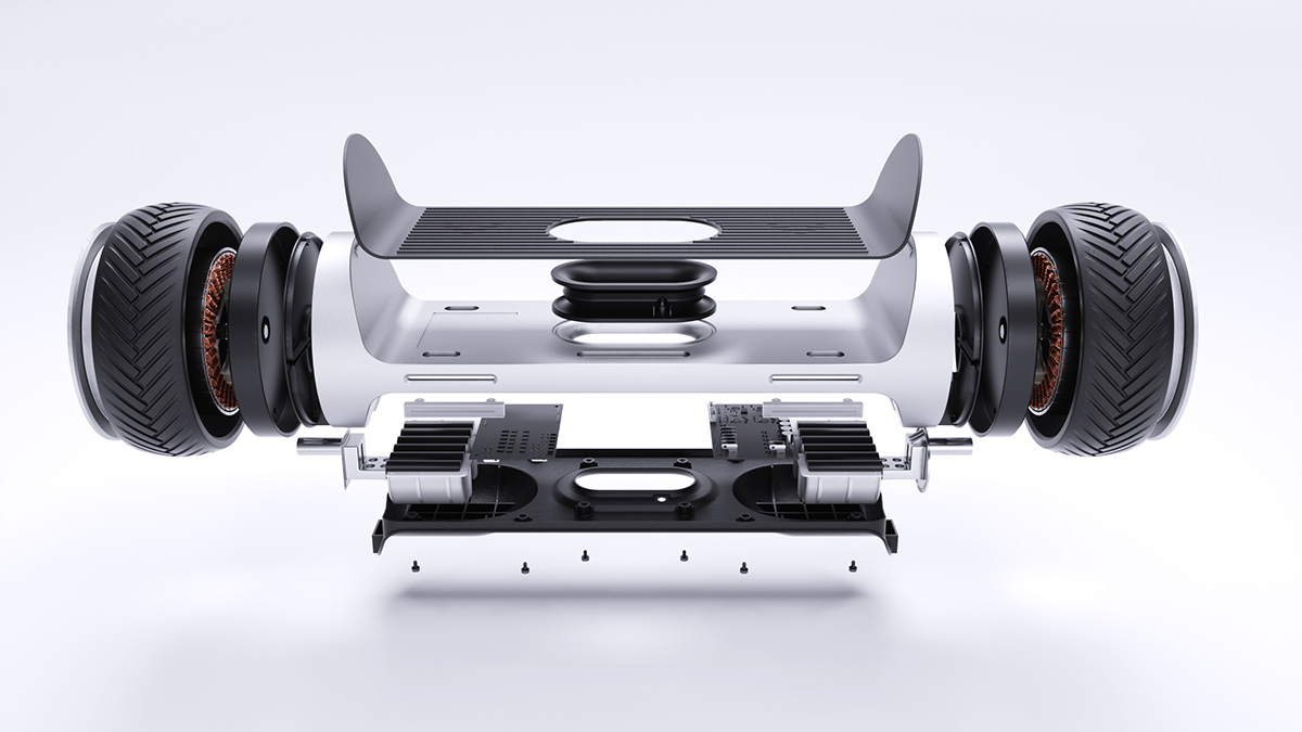 industrial design，vehicle，Radical MOOV，Electric balance vehicle，