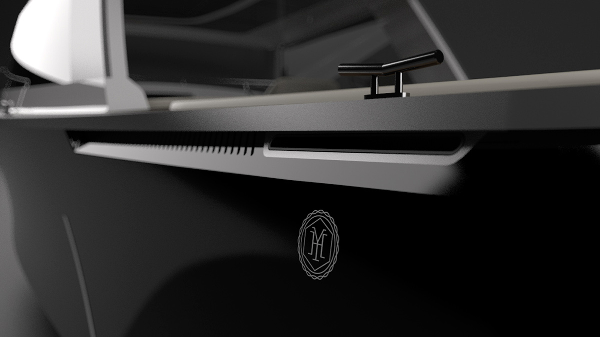 industrial design，vehicle，yacht，Huckins Yacht，