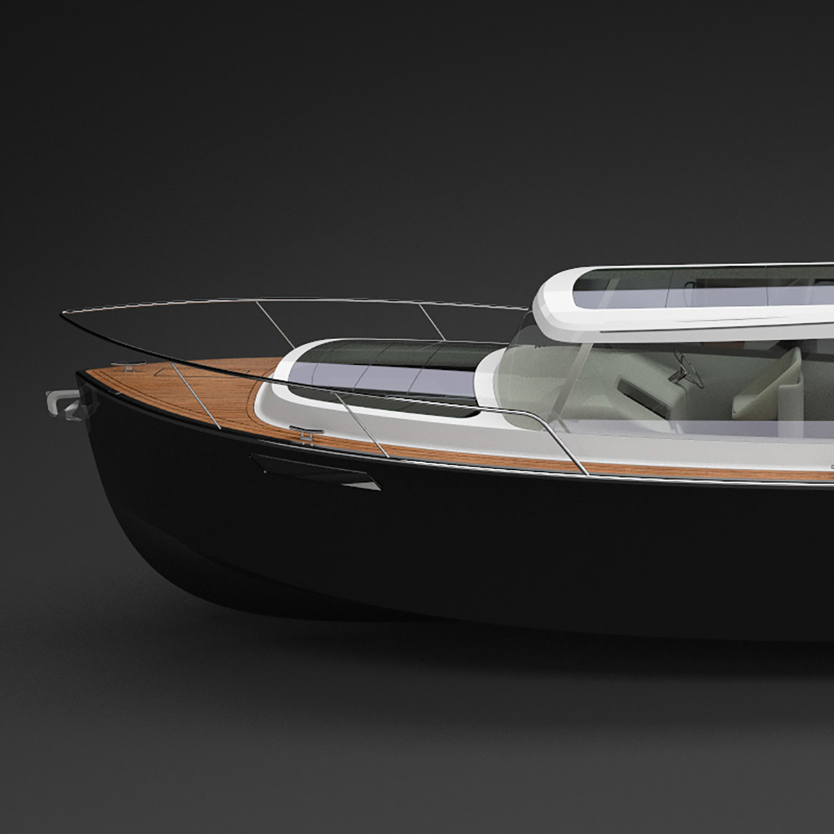 industrial design，vehicle，yacht，Huckins Yacht，