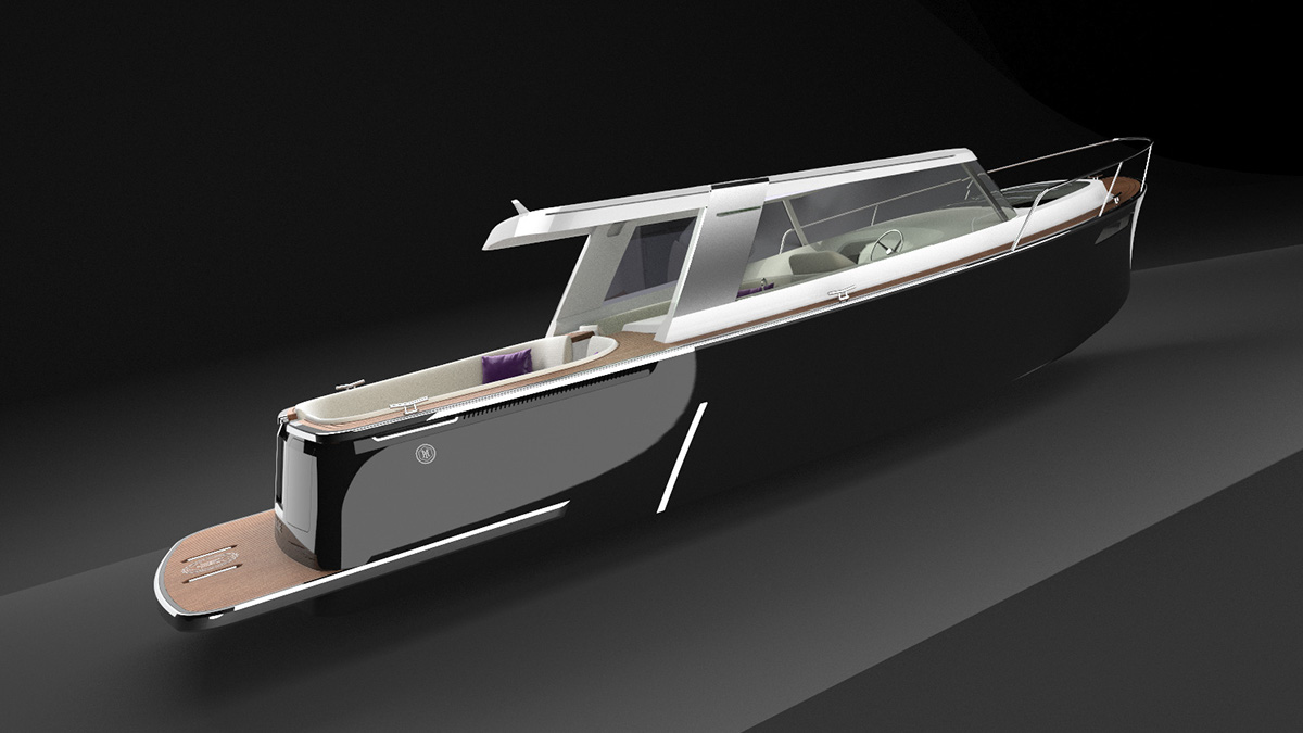 industrial design，vehicle，yacht，Huckins Yacht，
