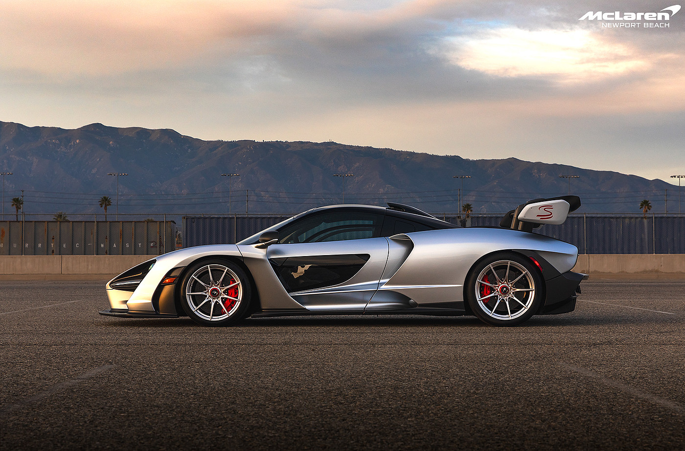 跑车，McLaren Senna，"Liquid Silver"，