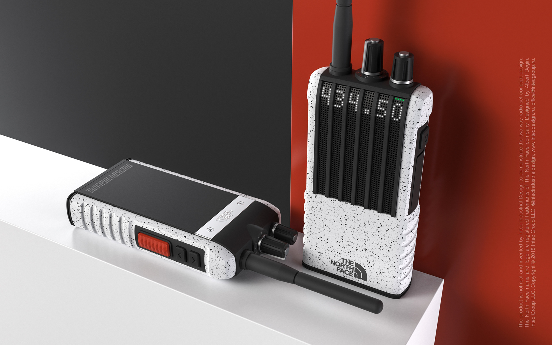 THE NORTH FACE，walkie-talkie，Two way radio，