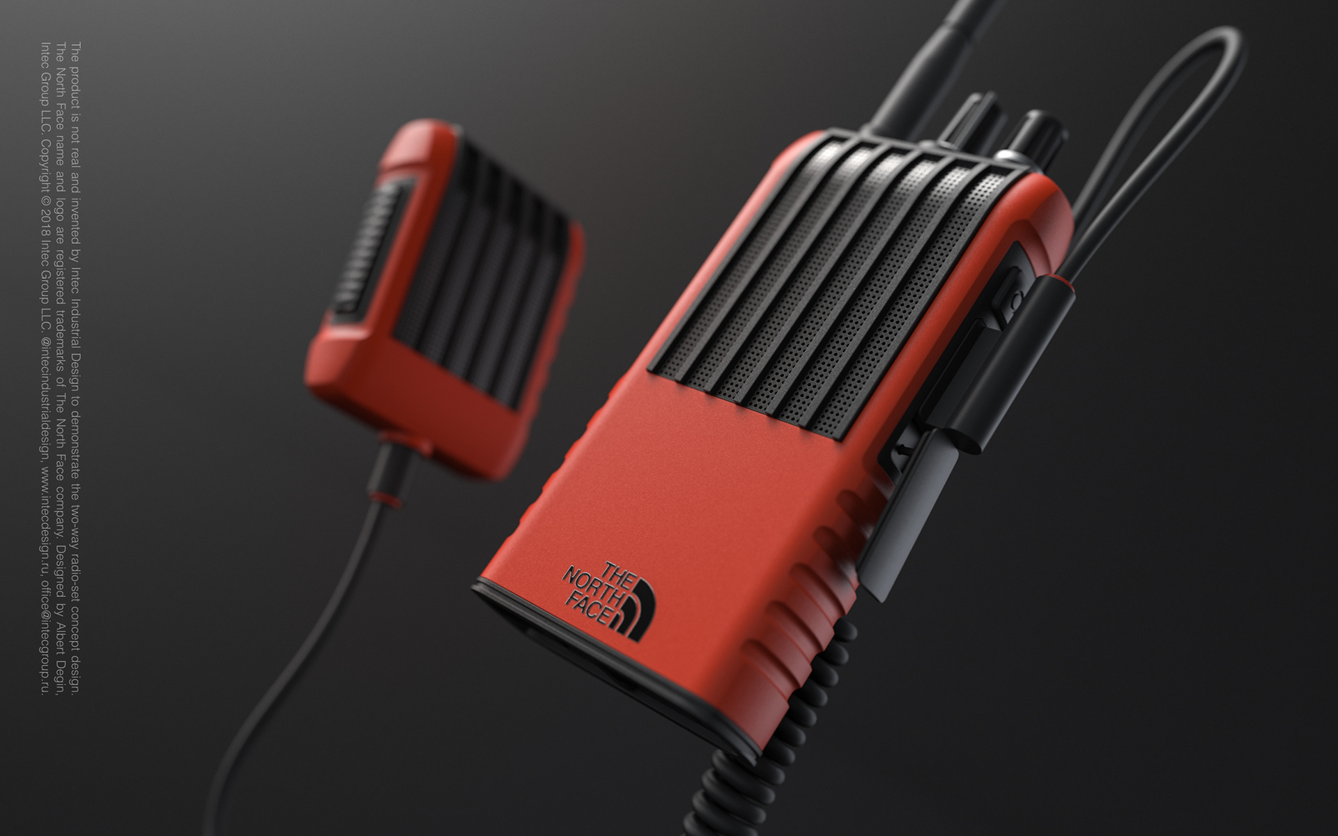 THE NORTH FACE，walkie-talkie，Two way radio，