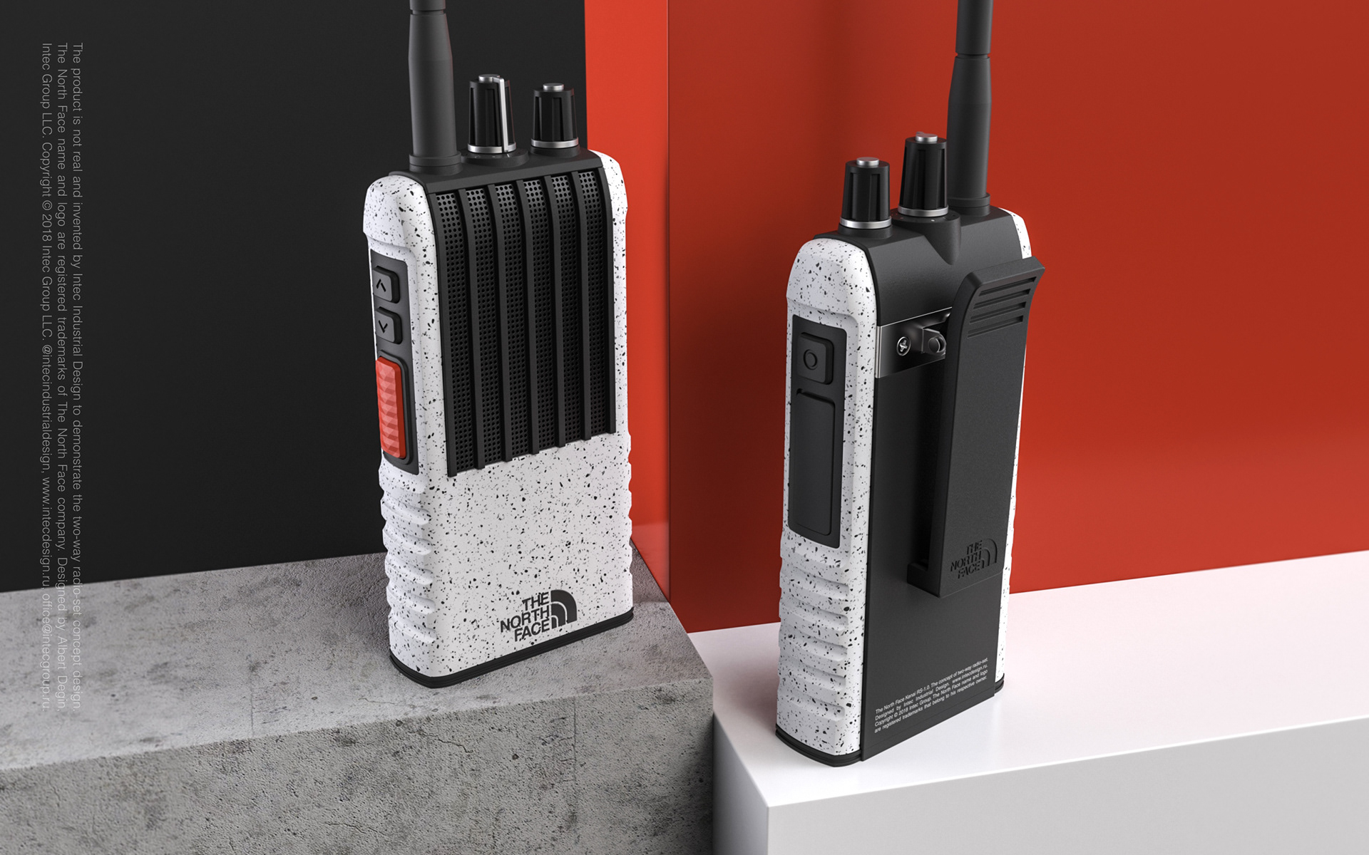 THE NORTH FACE，walkie-talkie，Two way radio，
