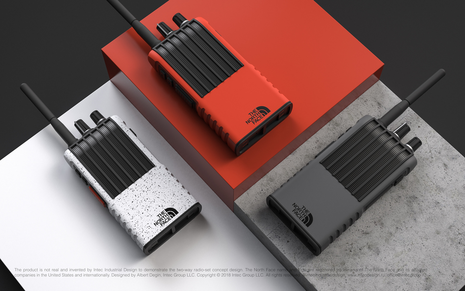 THE NORTH FACE，walkie-talkie，Two way radio，