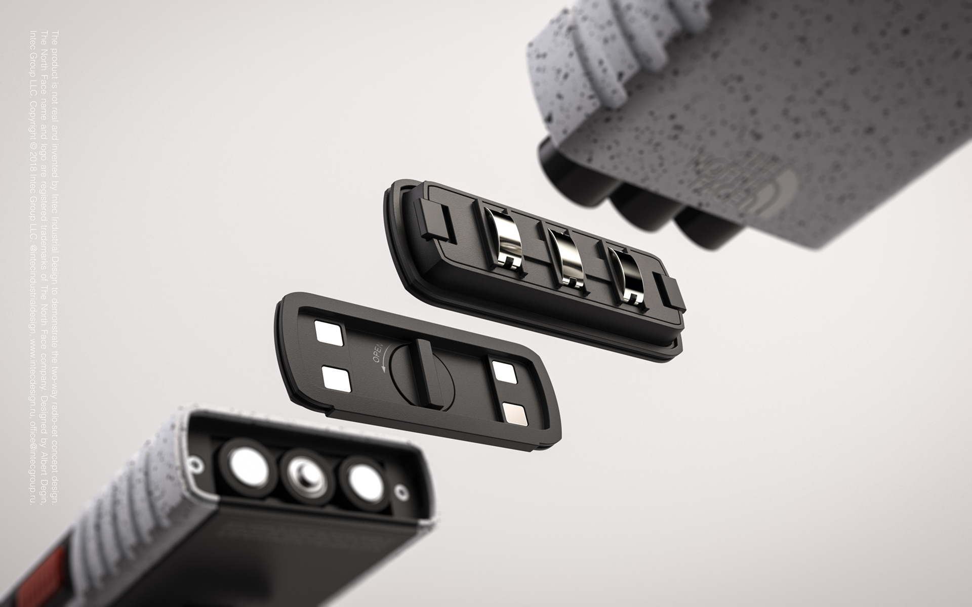 THE NORTH FACE，walkie-talkie，Two way radio，