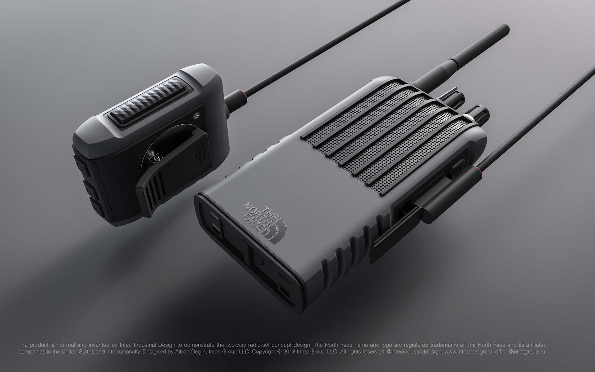 THE NORTH FACE，walkie-talkie，Two way radio，