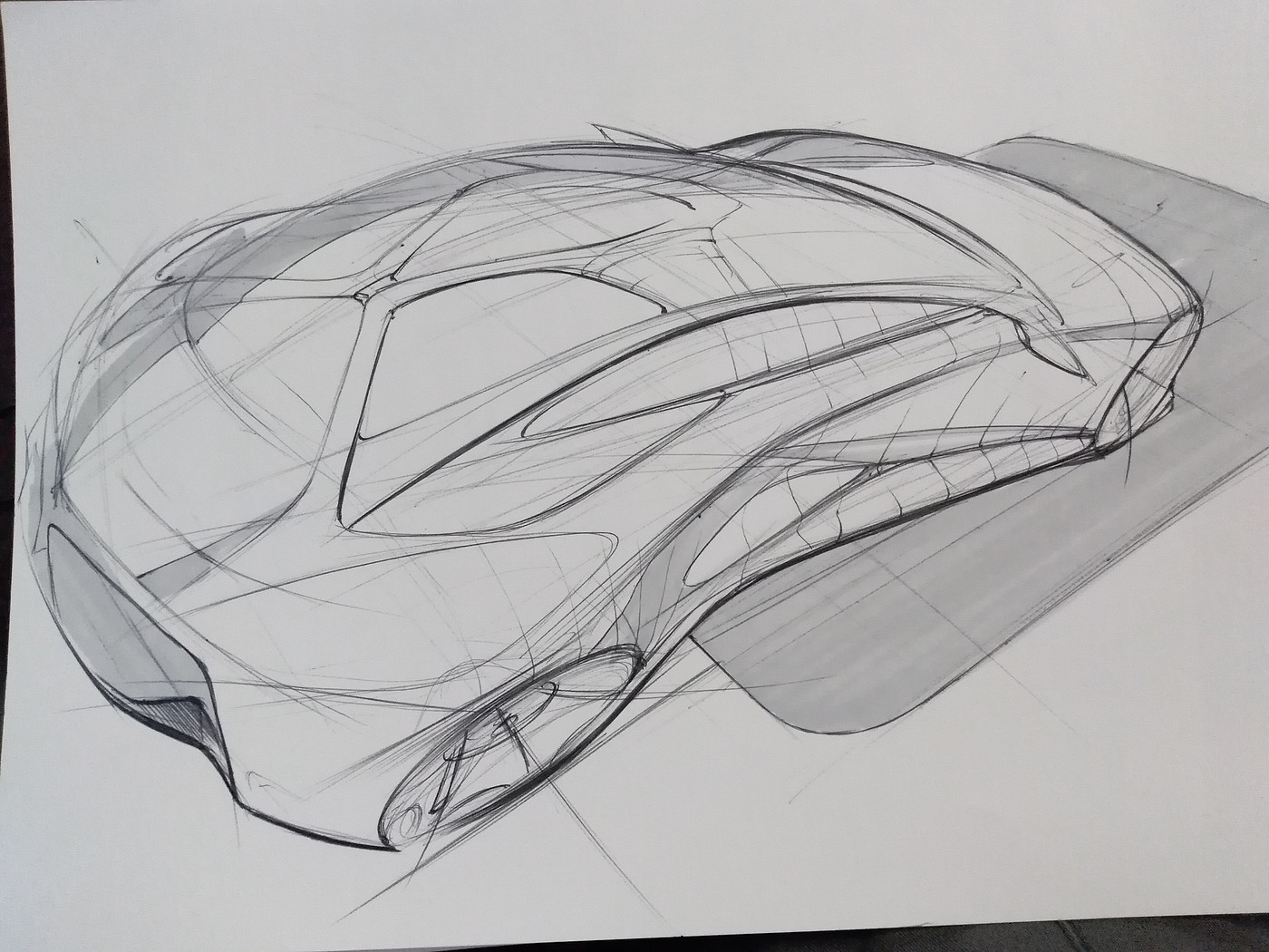 Hand drawn，automobile，Sketch，