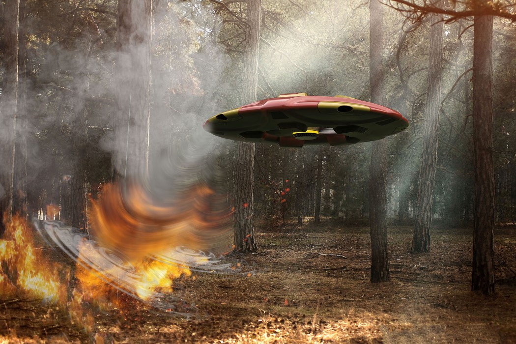 ufo，Mountain forest fire fighting，Fire Extinguisher，