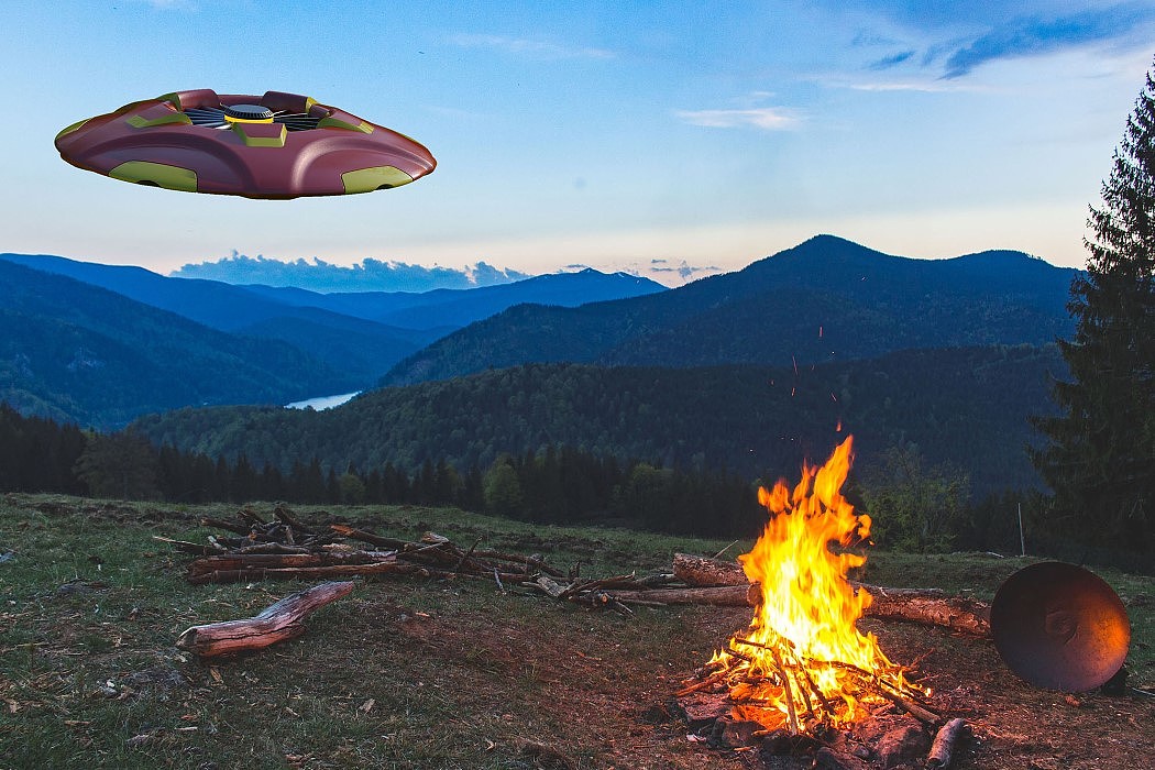 ufo，Mountain forest fire fighting，Fire Extinguisher，