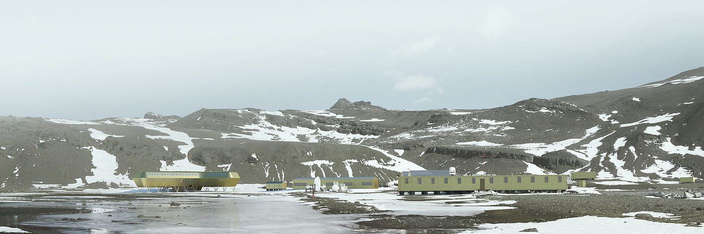 Interior design，Scientific research station，antarctic，