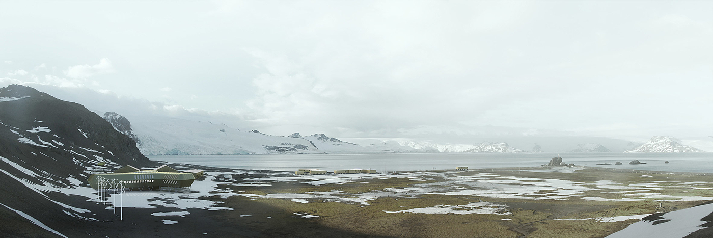 Interior design，Scientific research station，antarctic，