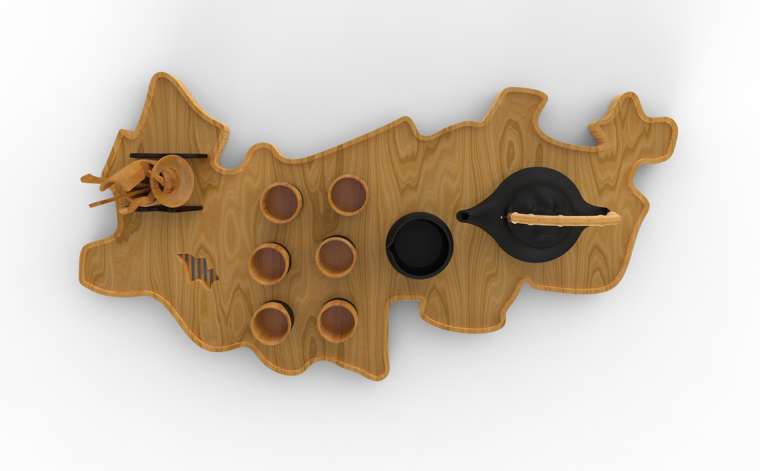 Deqing，Bi Sheh，tea set，