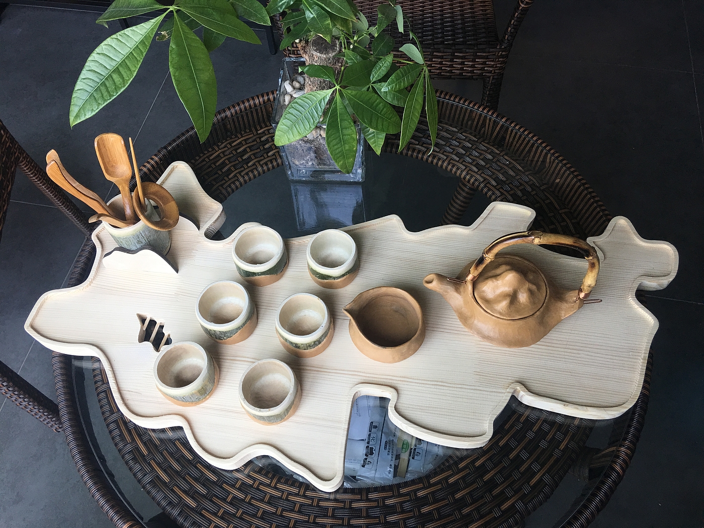 Deqing，Bi Sheh，tea set，