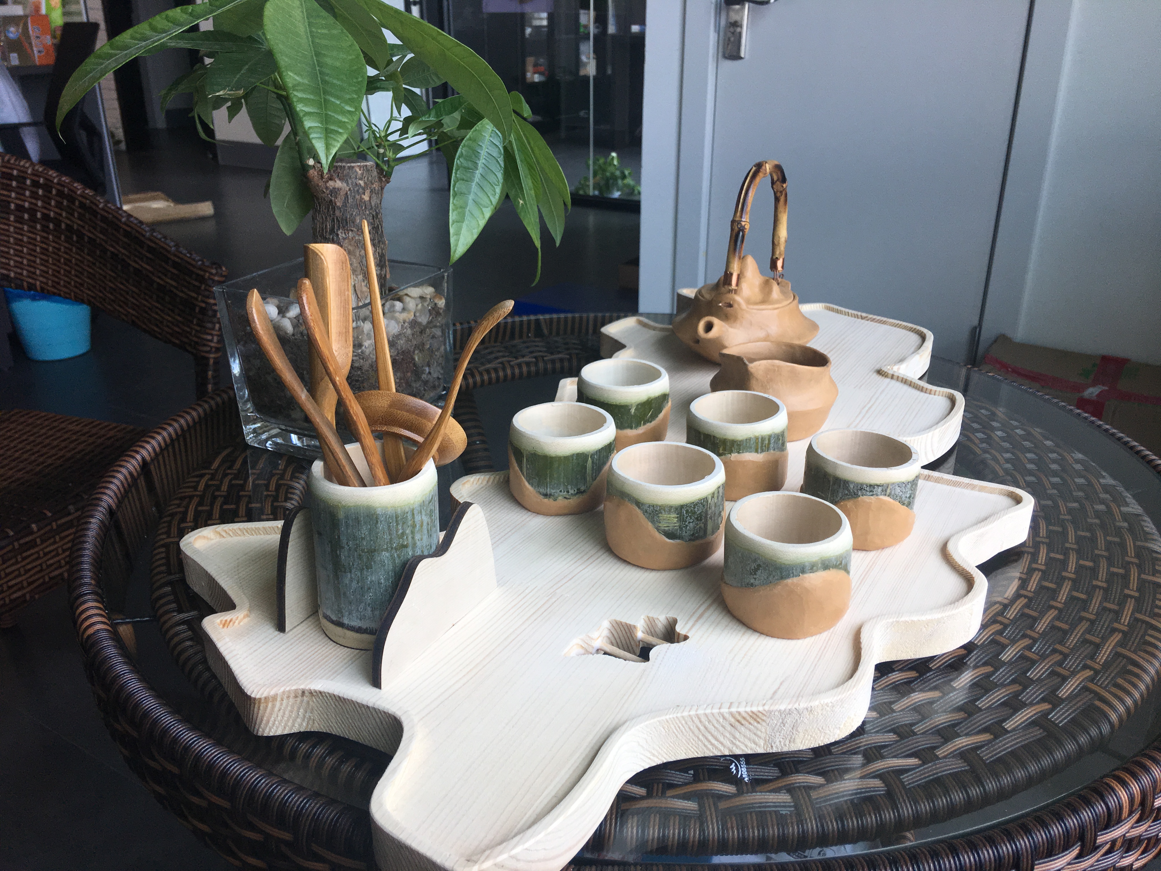 Deqing，Bi Sheh，tea set，