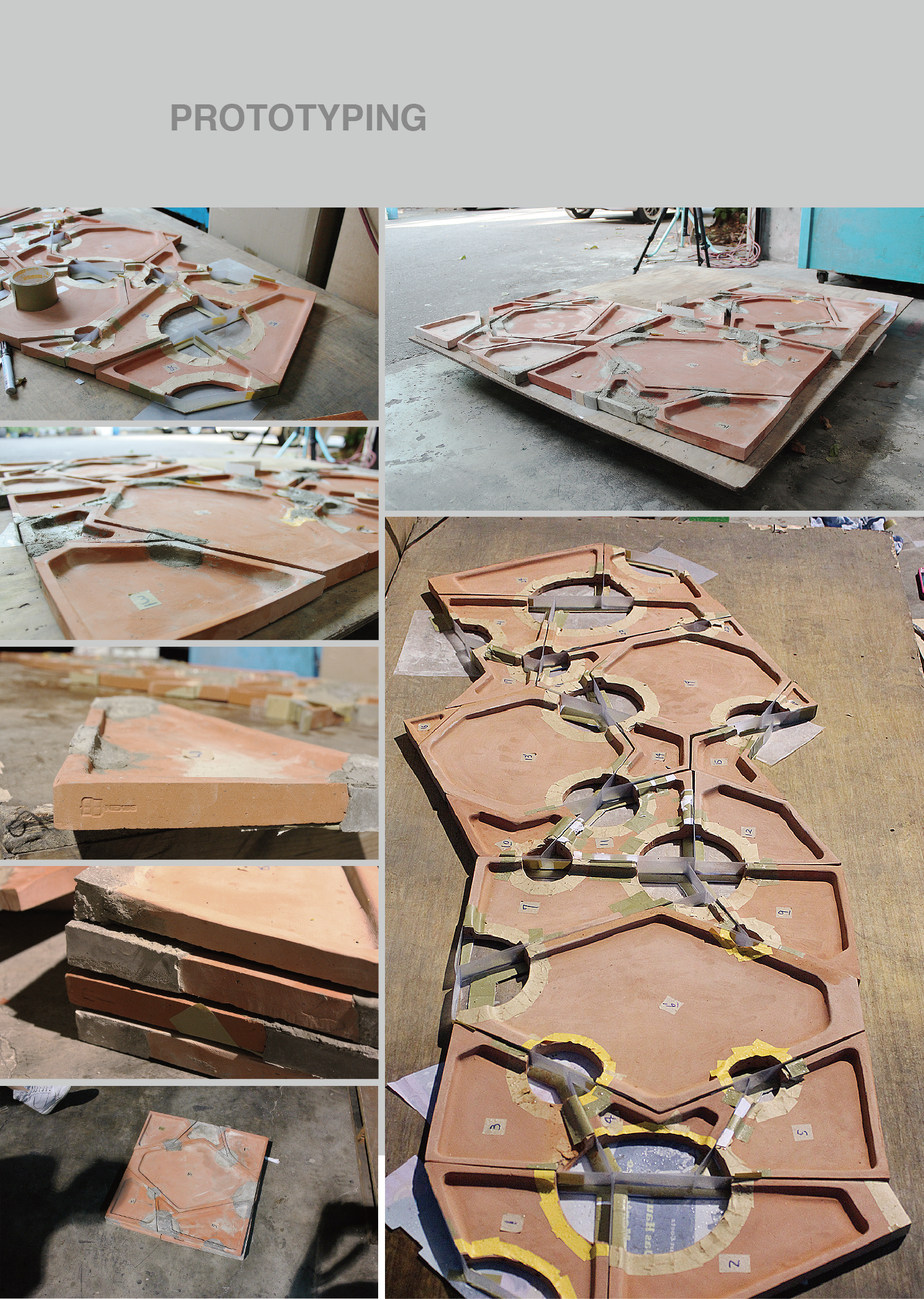 red brick，plate，handicraft，