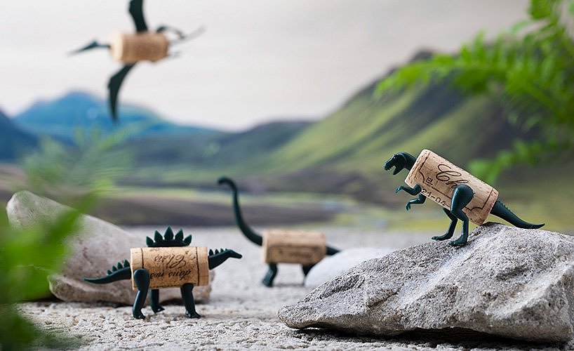 恐龙，木塞，玩具，
