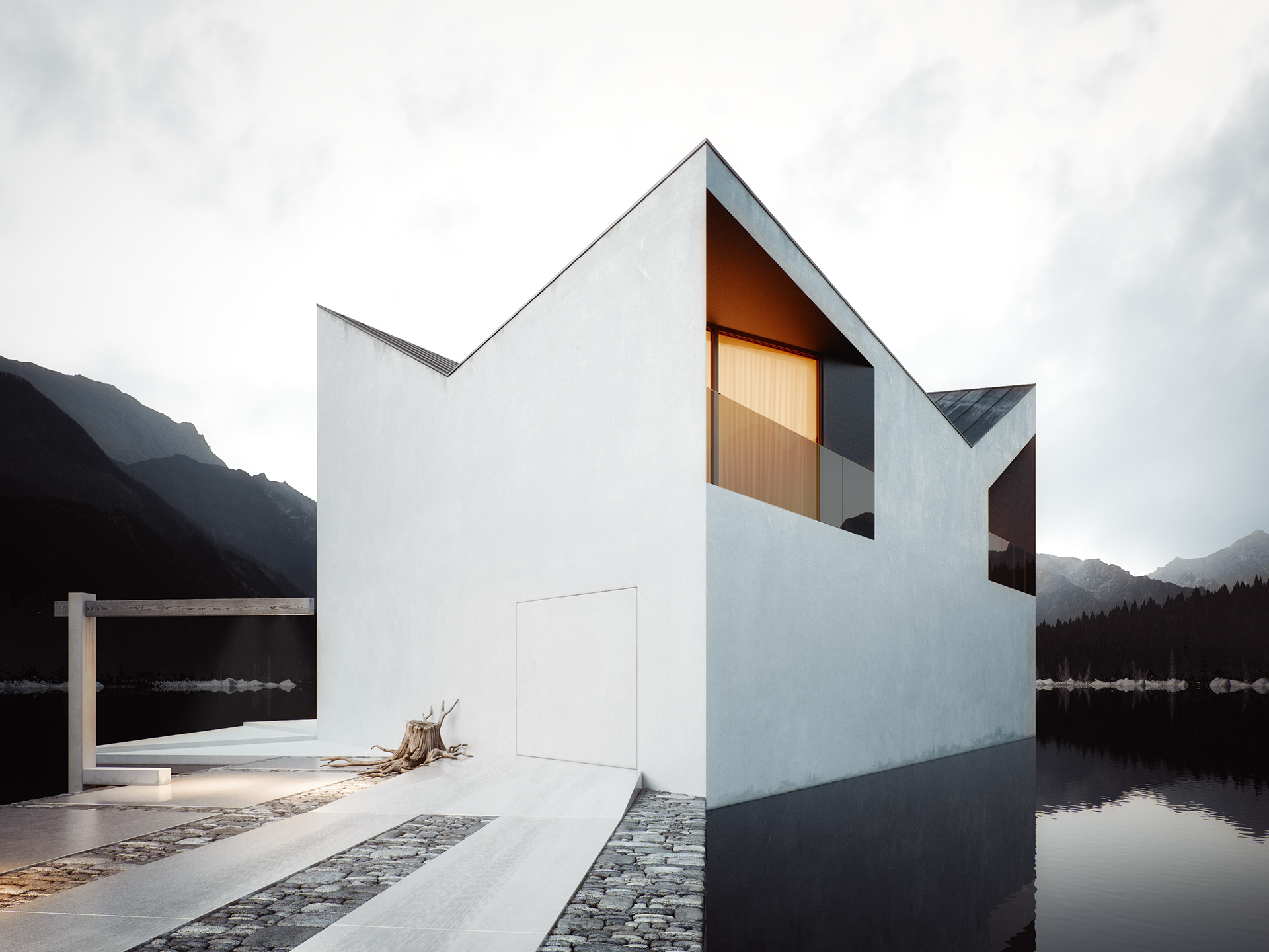 product design，Architecture，villa，Crown，