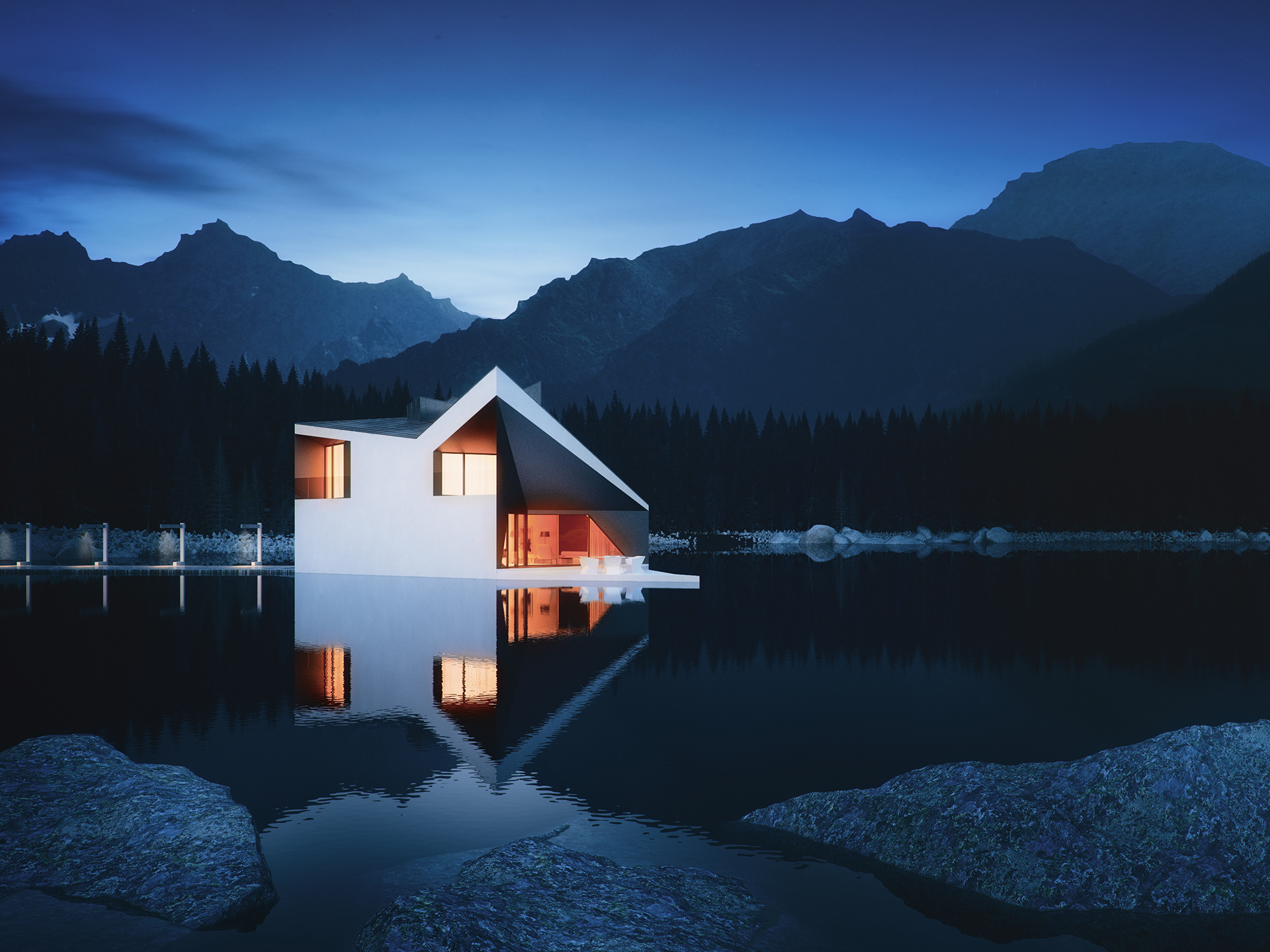 product design，Architecture，villa，Crown，