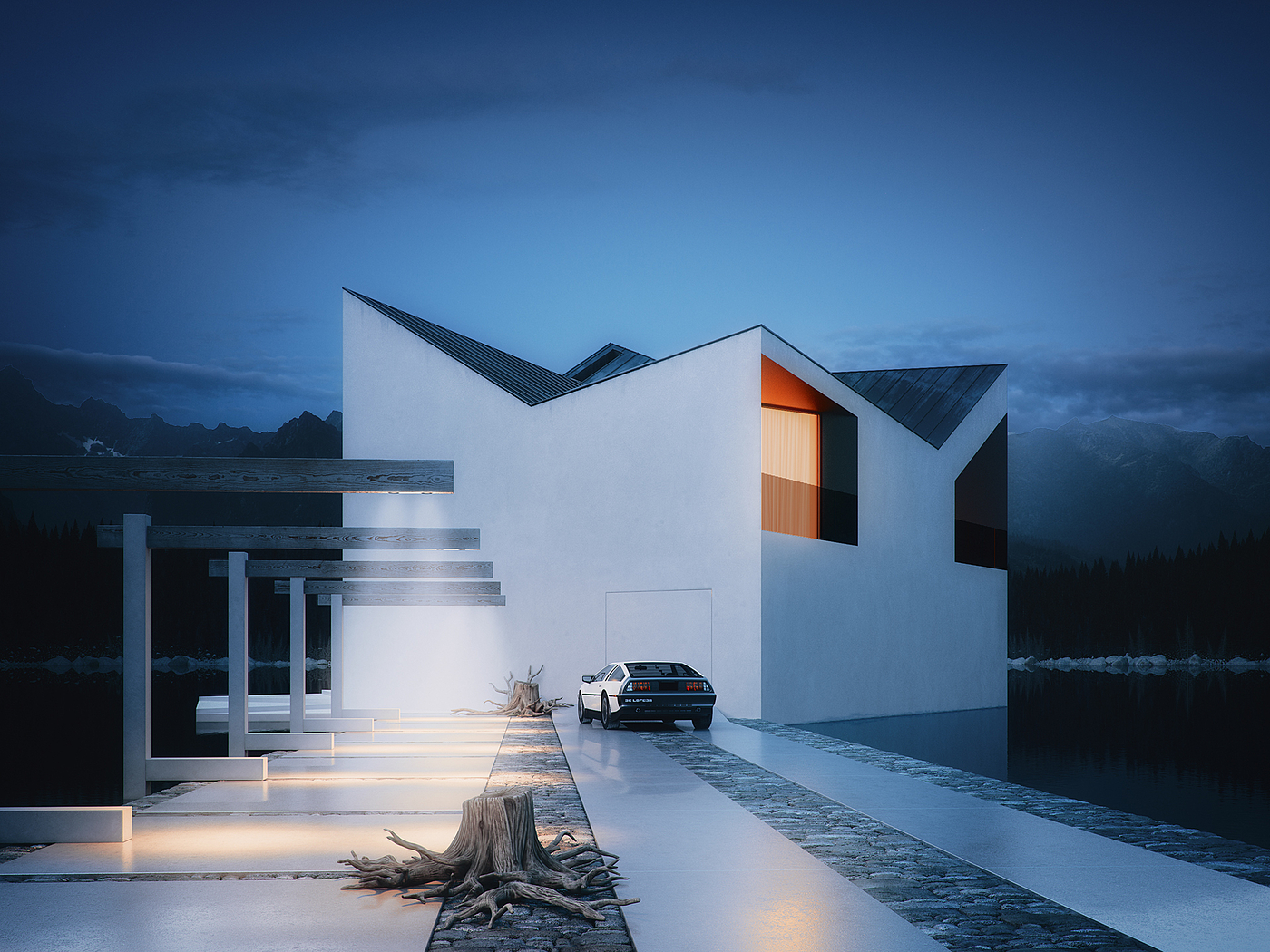 product design，Architecture，villa，Crown，