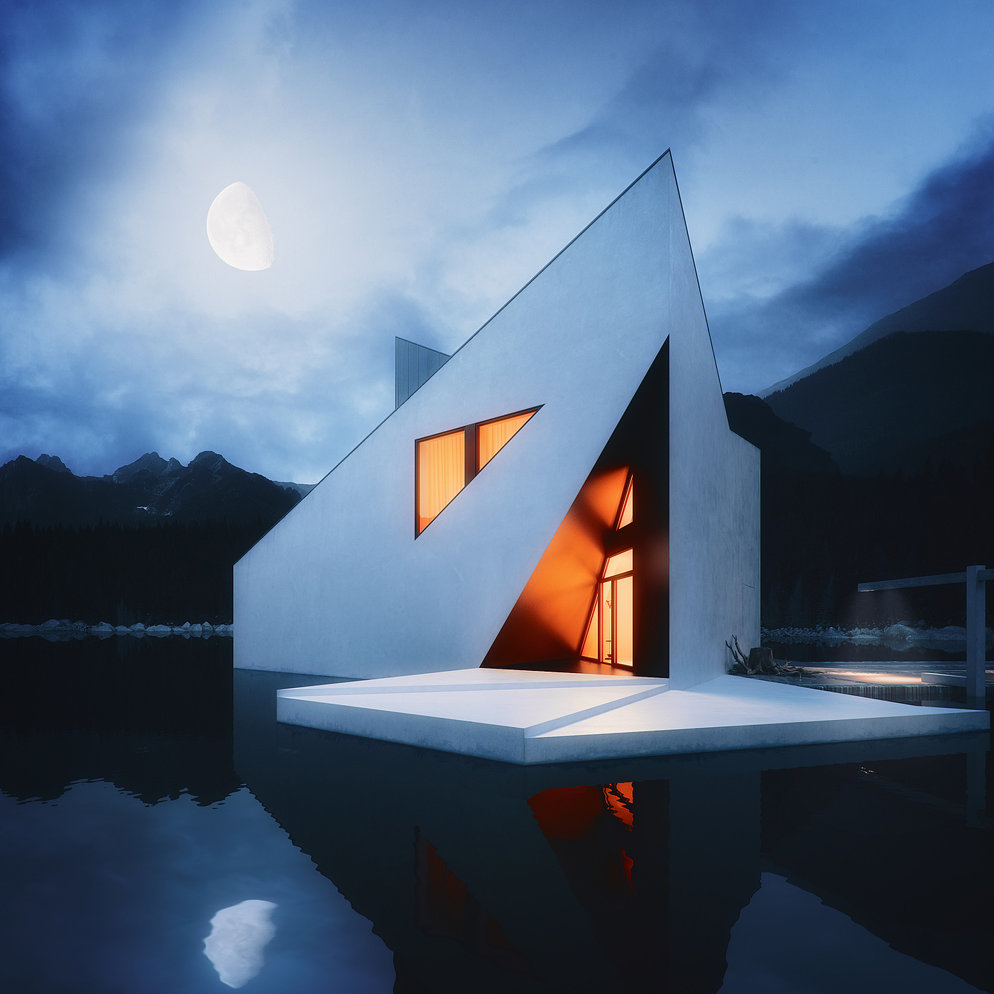 product design，Architecture，villa，Crown，