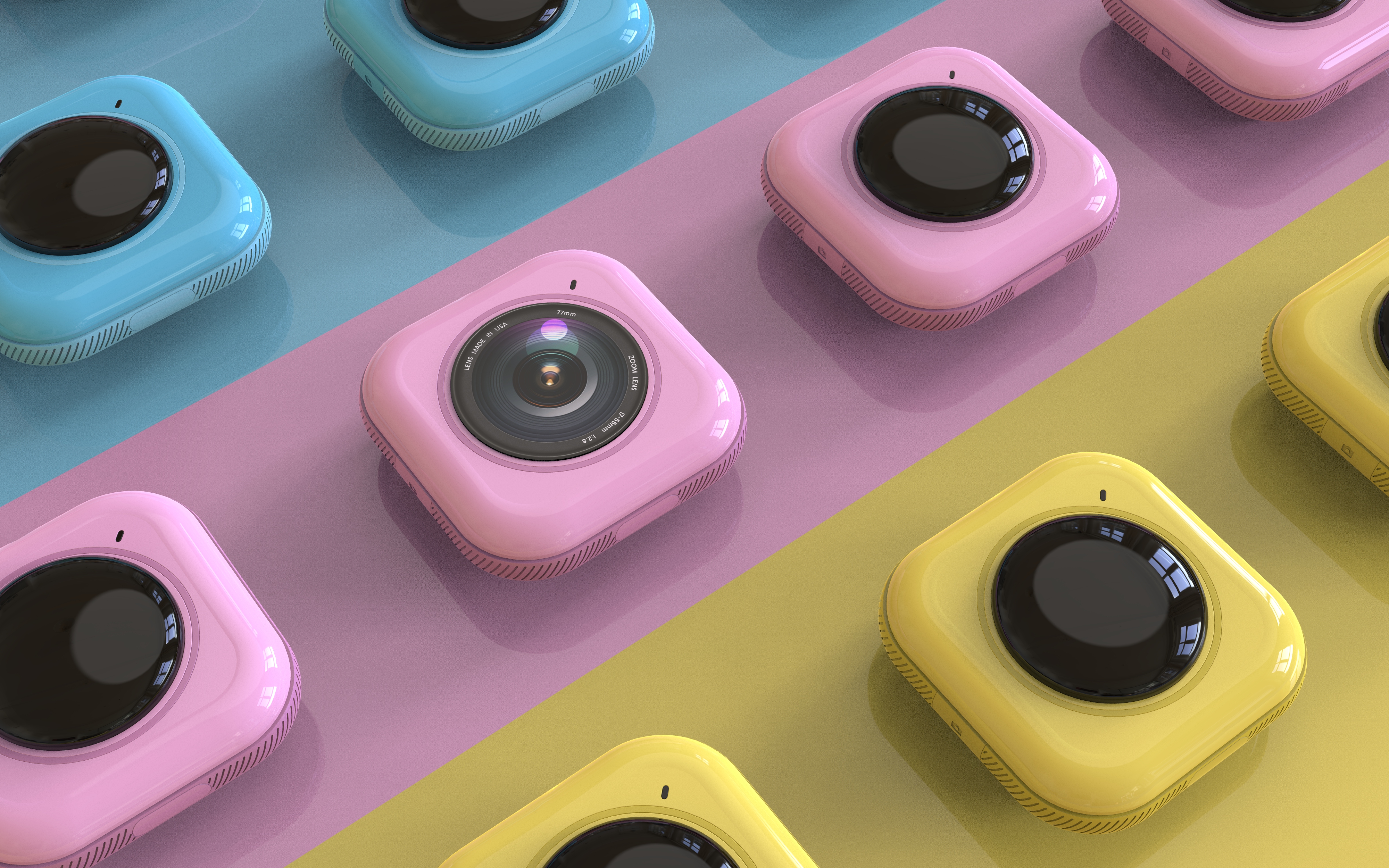 camera，Rhinoceros modeling，Late PS，Render，keyshot，