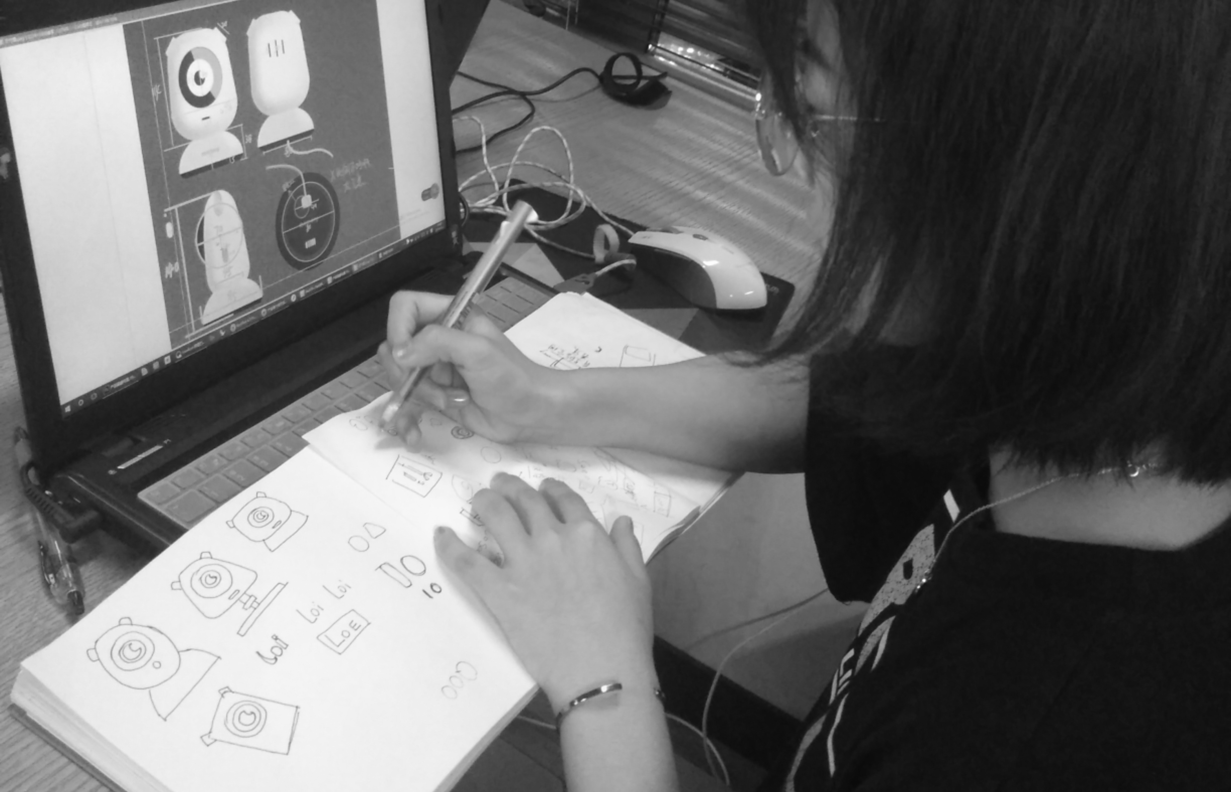 Keyshot rendering，Late PS，product design，camera，Rhinoceros modeling，