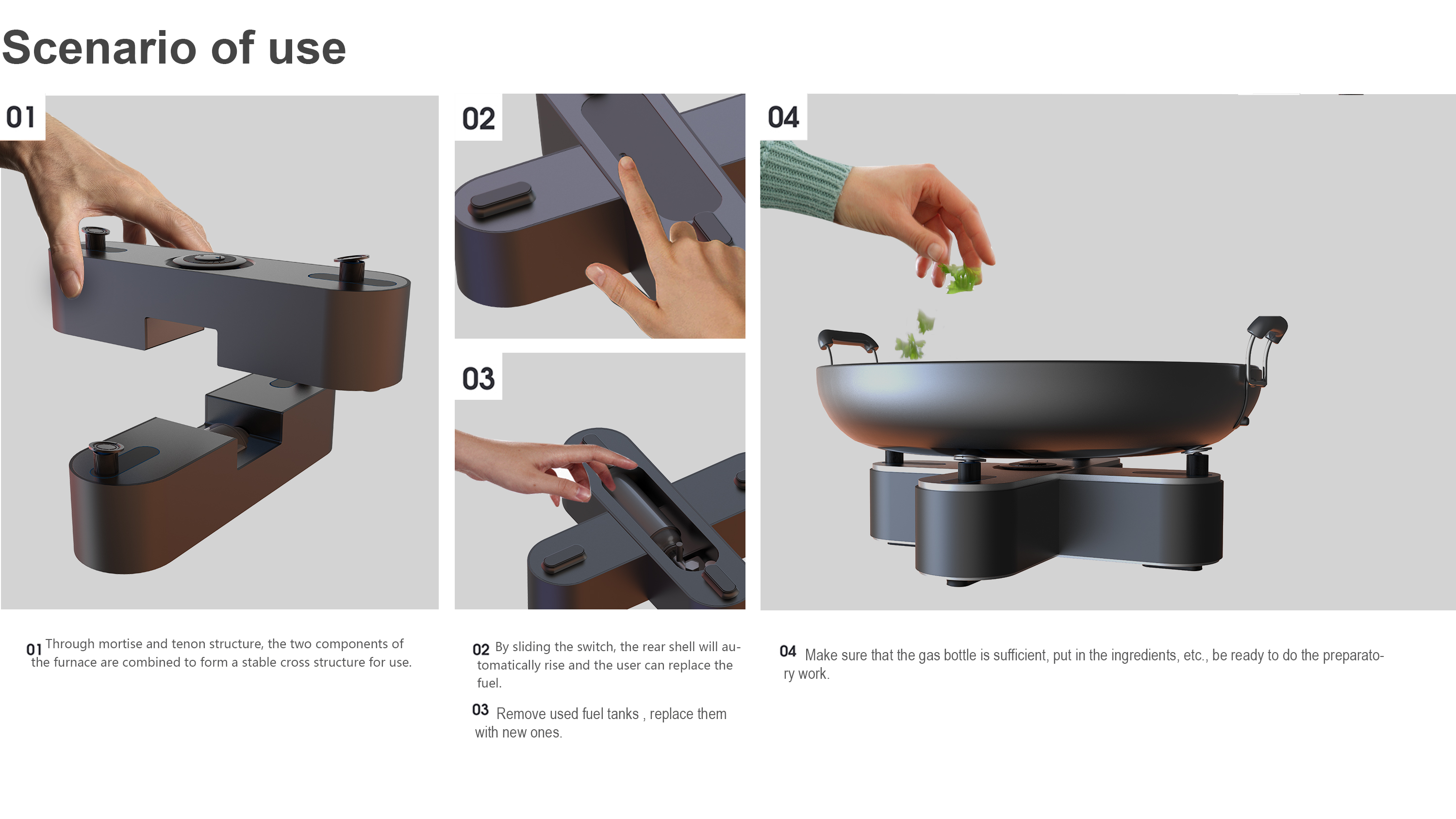 product design，Keyshot rendering，sample reels，Explosion diagram，Story board，Process diagram，Design process，Design expression，
