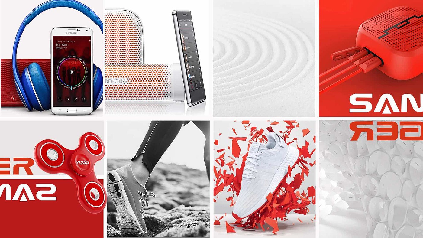 A touch，product design，Keyshot rendering，Late PS，sound design ，loudspeaker box，