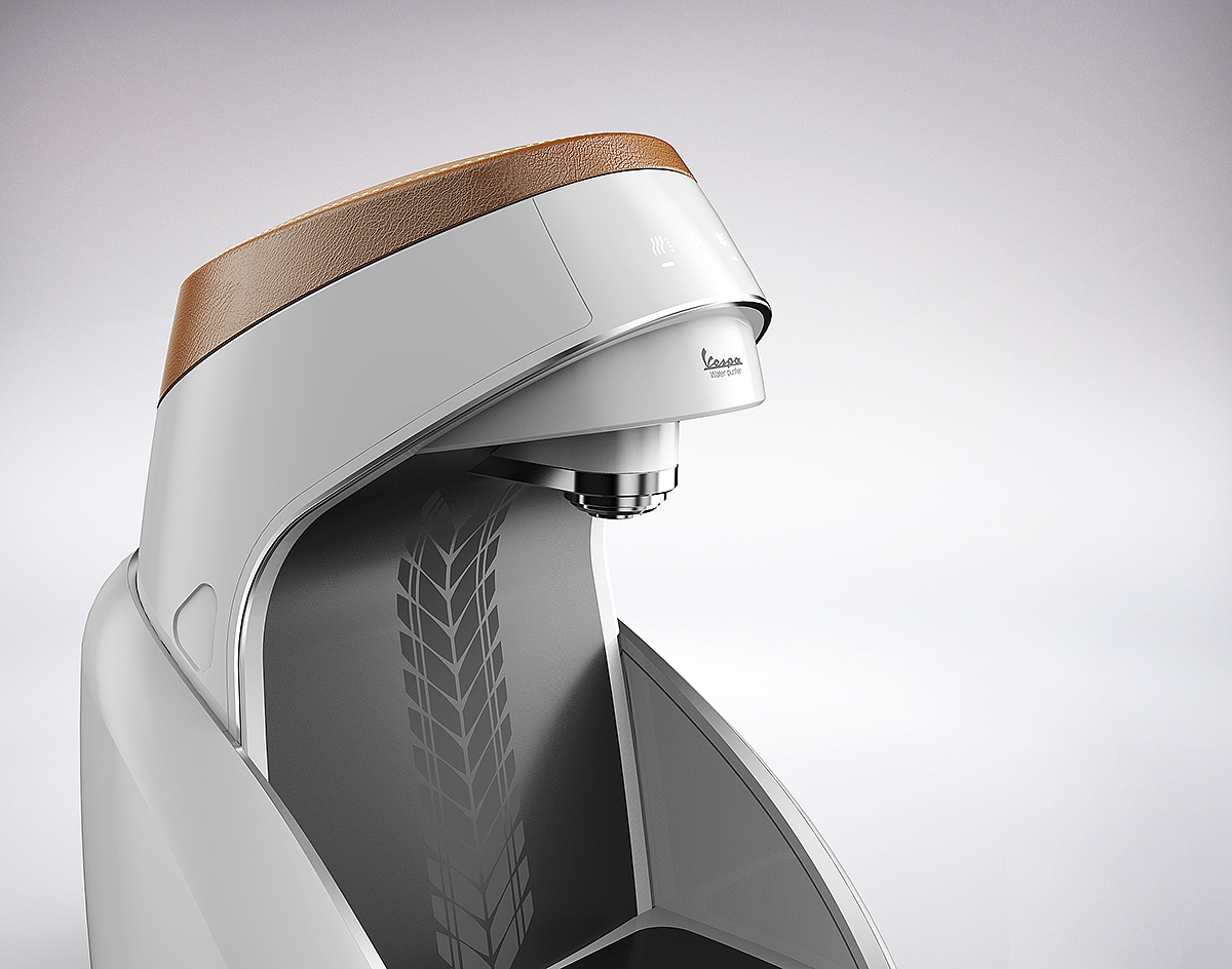 Water purifier，vespa，Household Electric Appliances，product design，