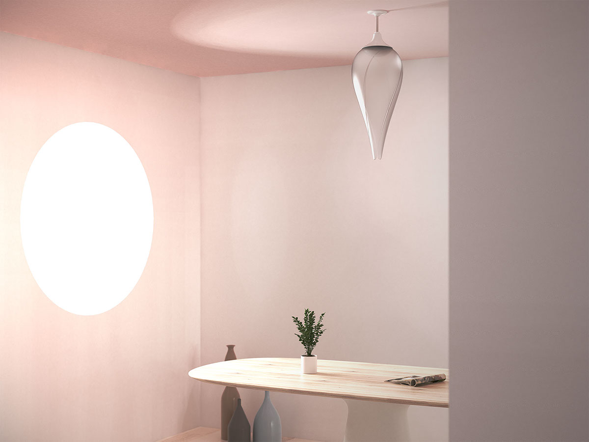 Flower bud，Leaf falling fan，household electrical appliances，originality，Electric fan，Fan blade，