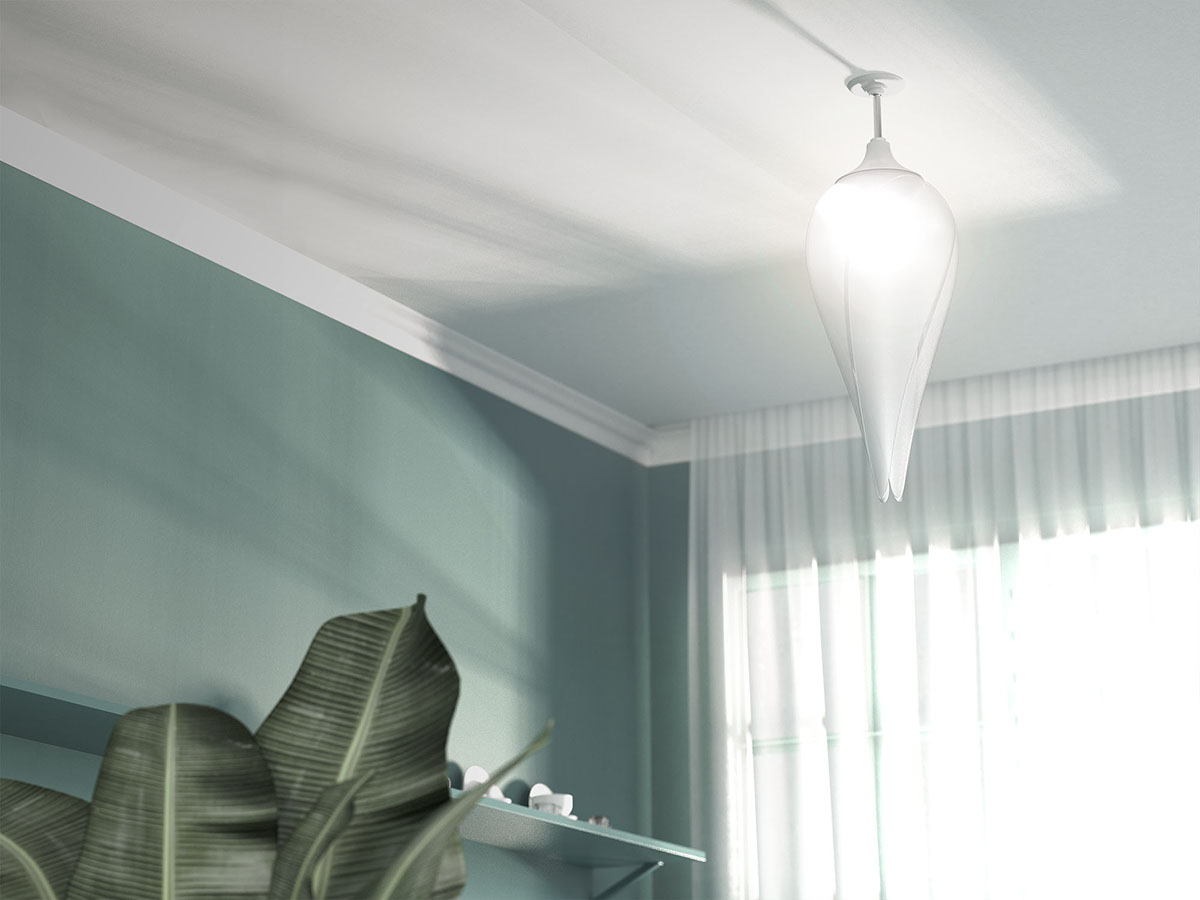 Flower bud，Leaf falling fan，household electrical appliances，originality，Electric fan，Fan blade，