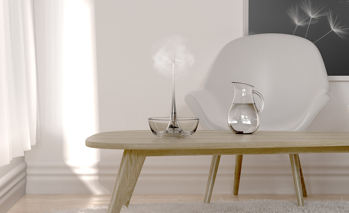 product design，originality，Humidifier，blow，