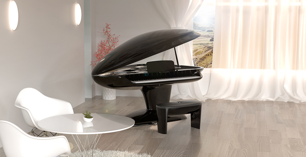 Oyster，Musical Instruments，streamline，piano，