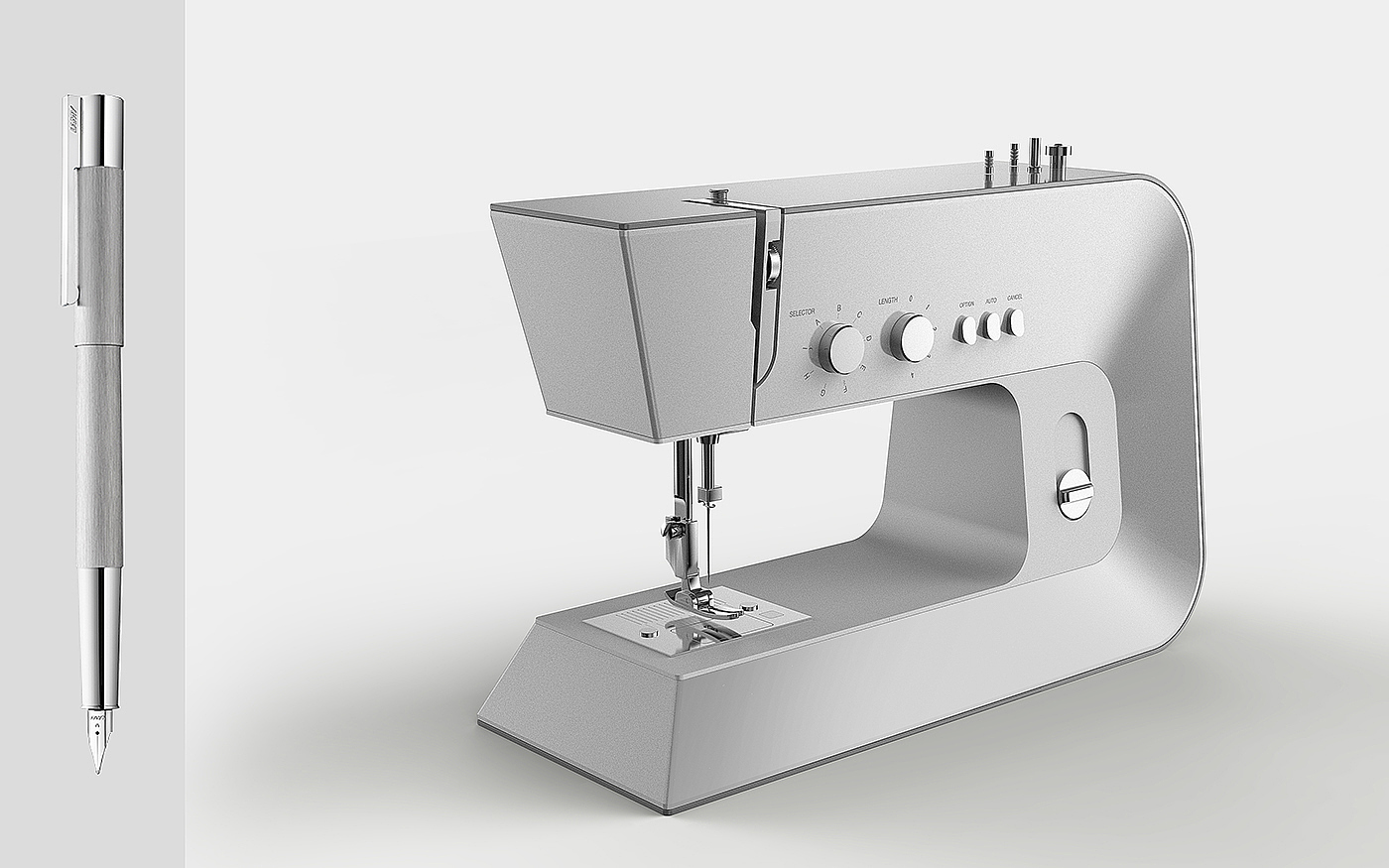 Sewing machine，industrial design，product design，