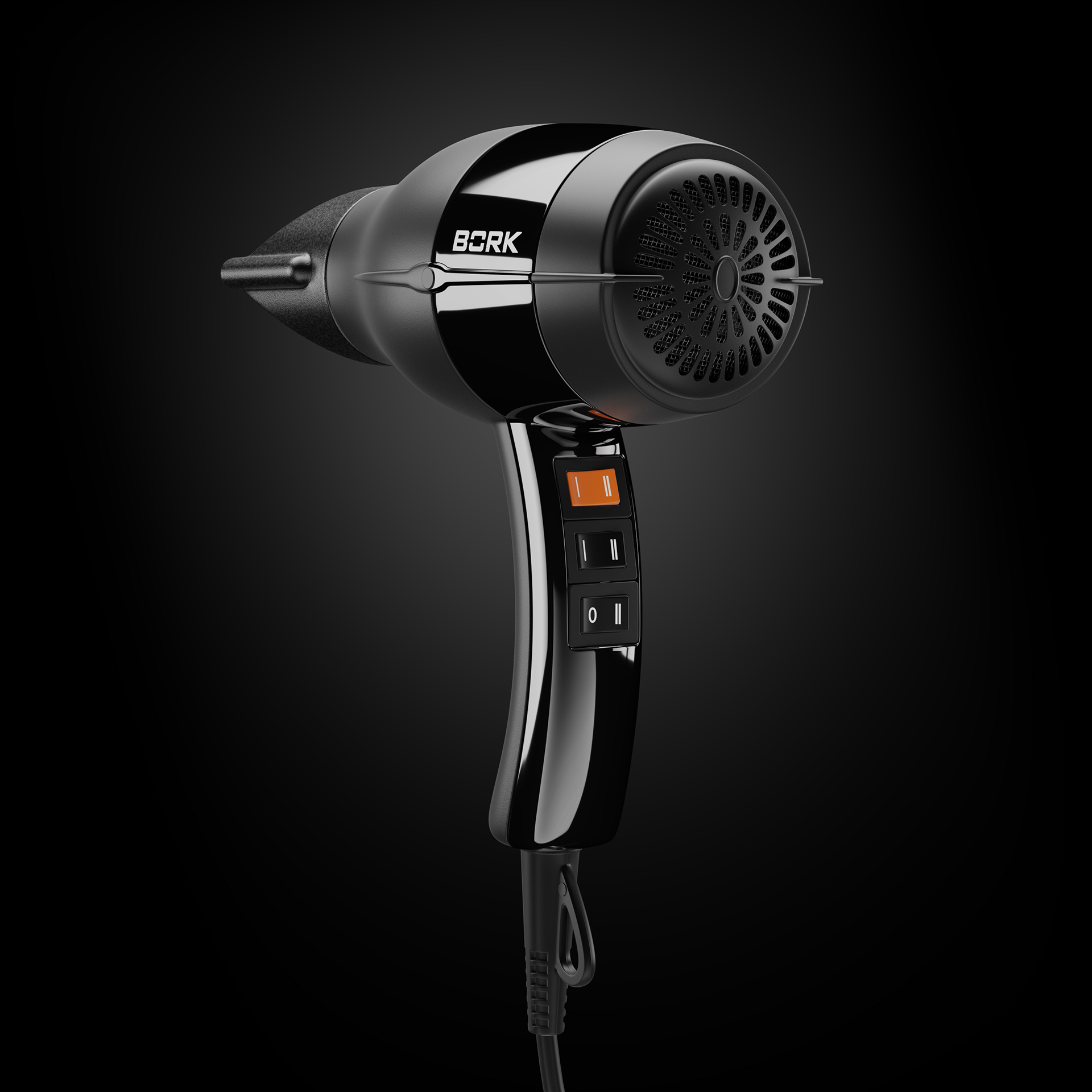 hair drier，black，Bork D700，