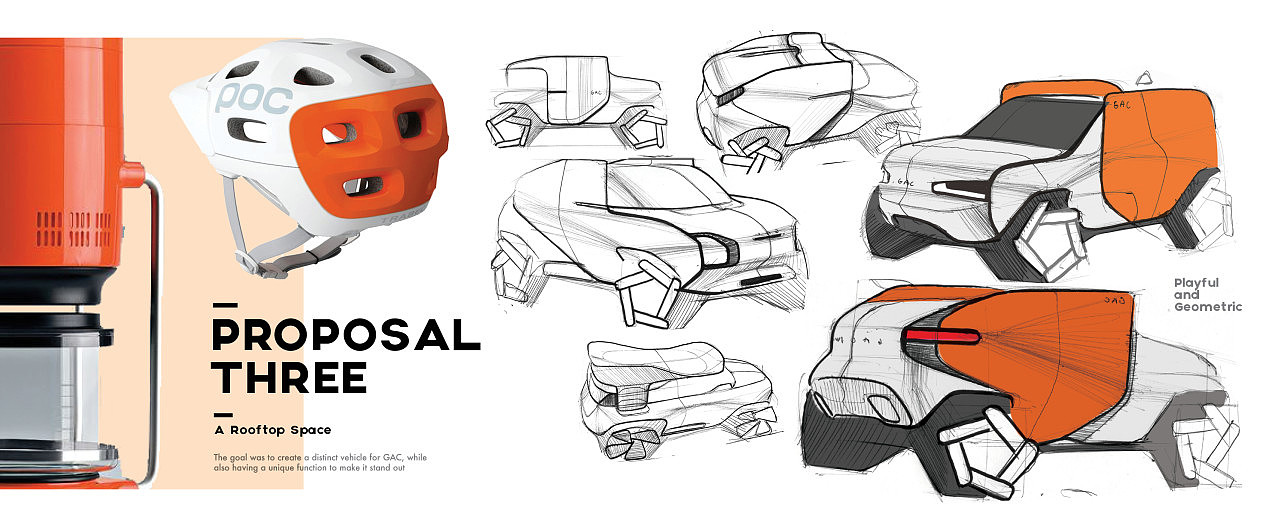 sketch，Automobile design，GAC Micro SUV，
