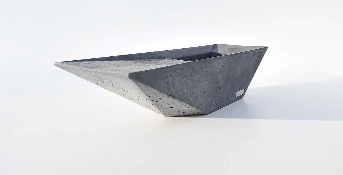 ashtray，concrete，geometry，