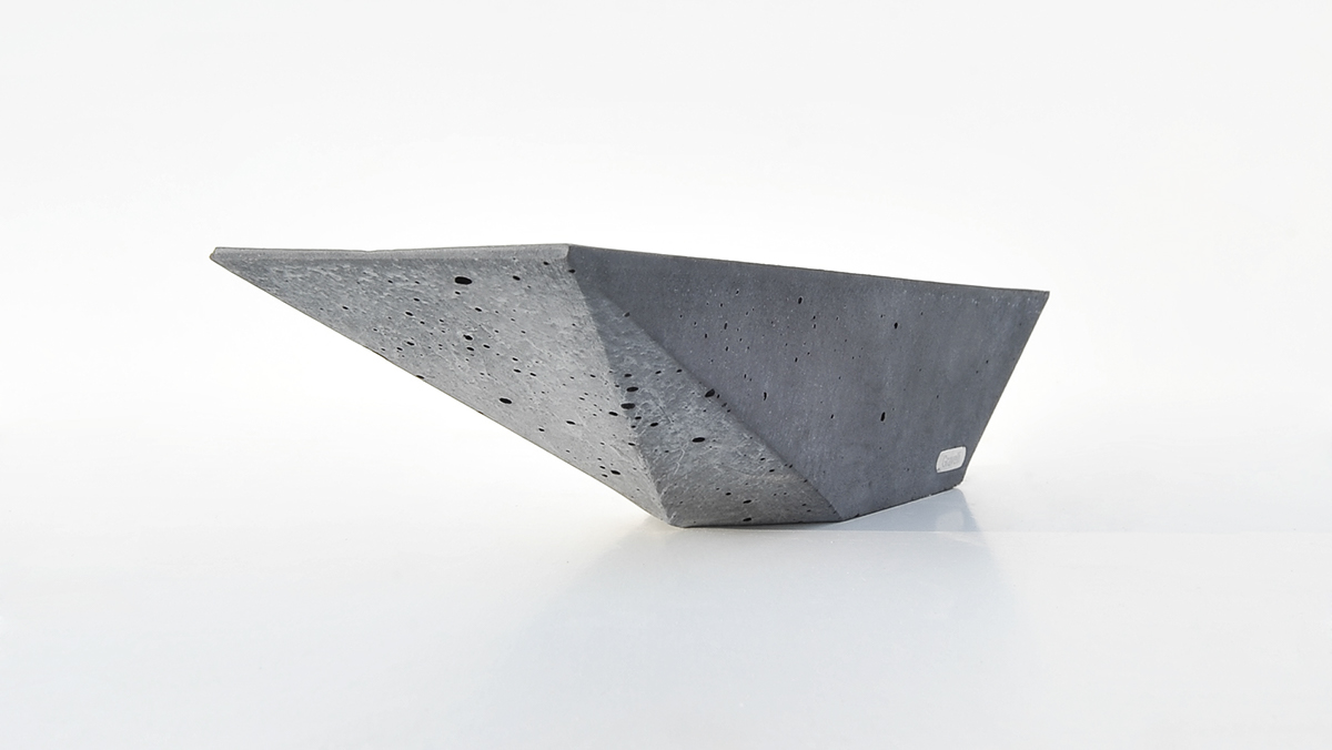 ashtray，concrete，geometry，