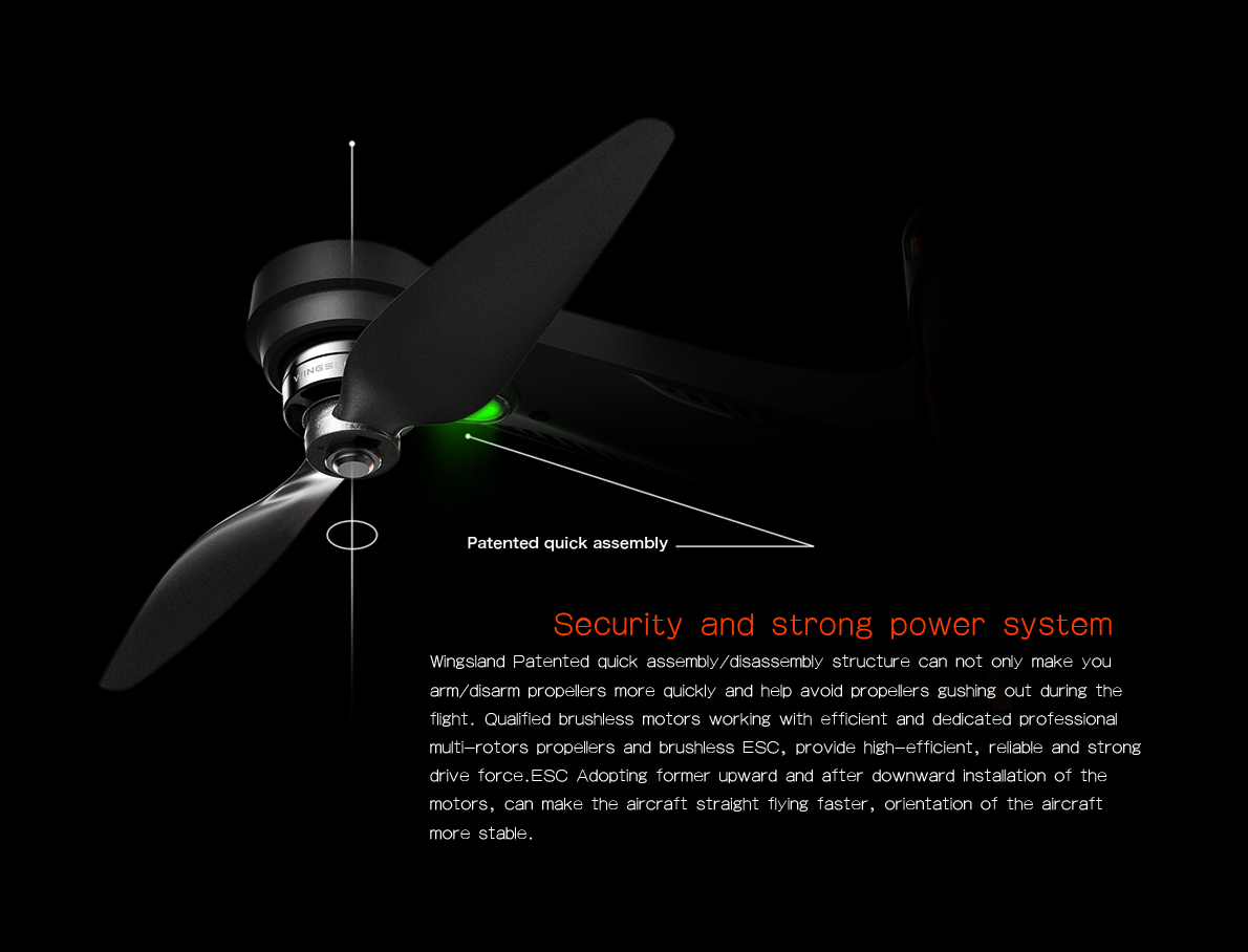 wingsland，Aerial photography，Aerocraft，UAV，Four axis，Digital，science and technology，