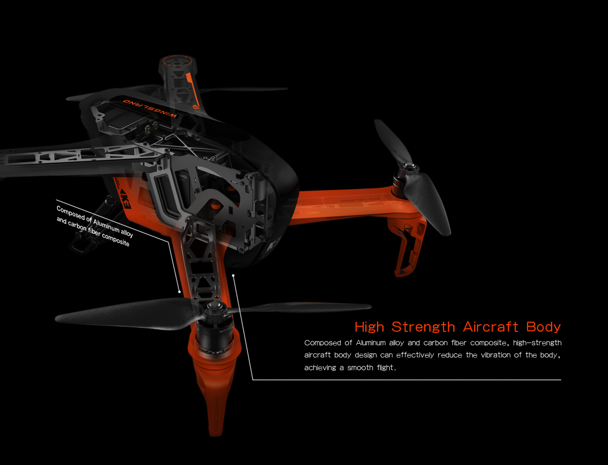 wingsland，Aerial photography，Aerocraft，UAV，Four axis，Digital，science and technology，