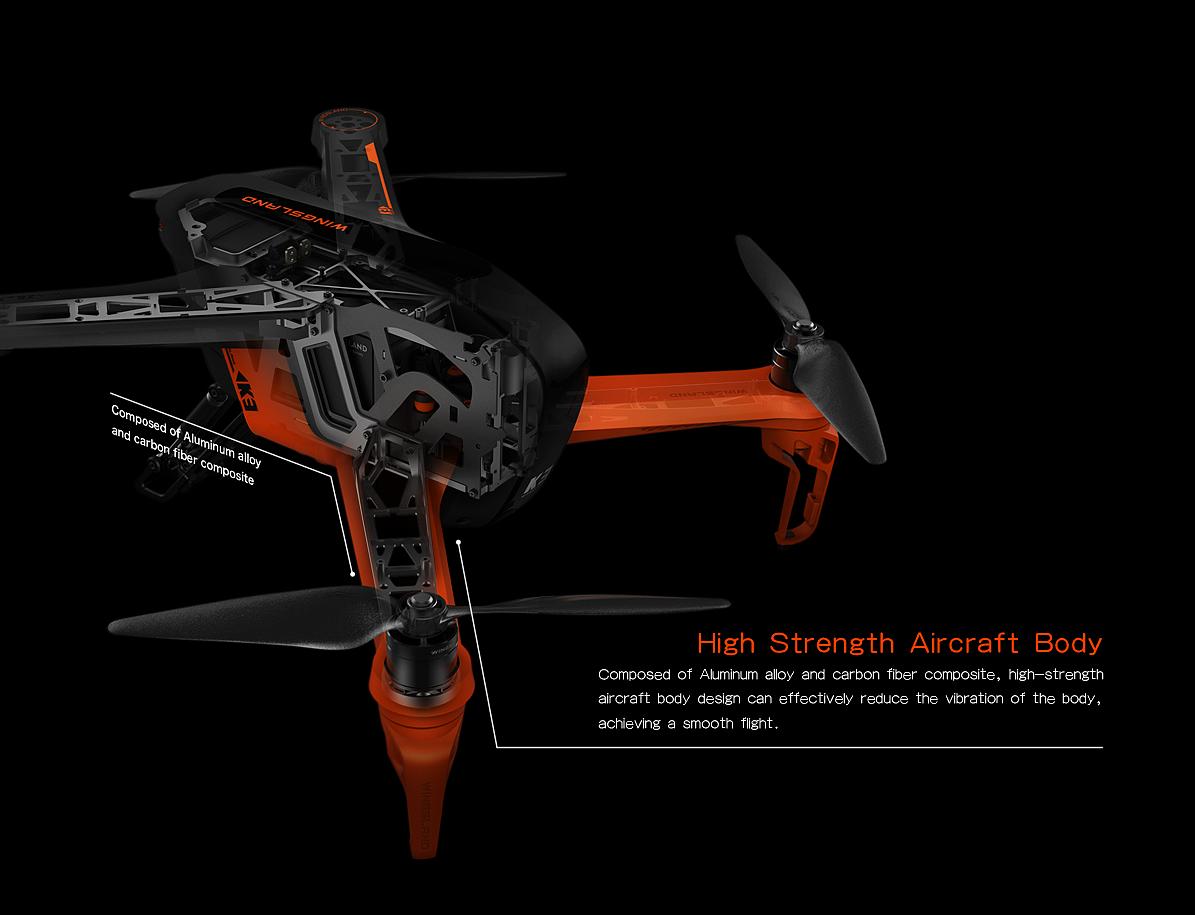 wingsland，Aerial photography，Aerocraft，UAV，Four axis，Digital，science and technology，