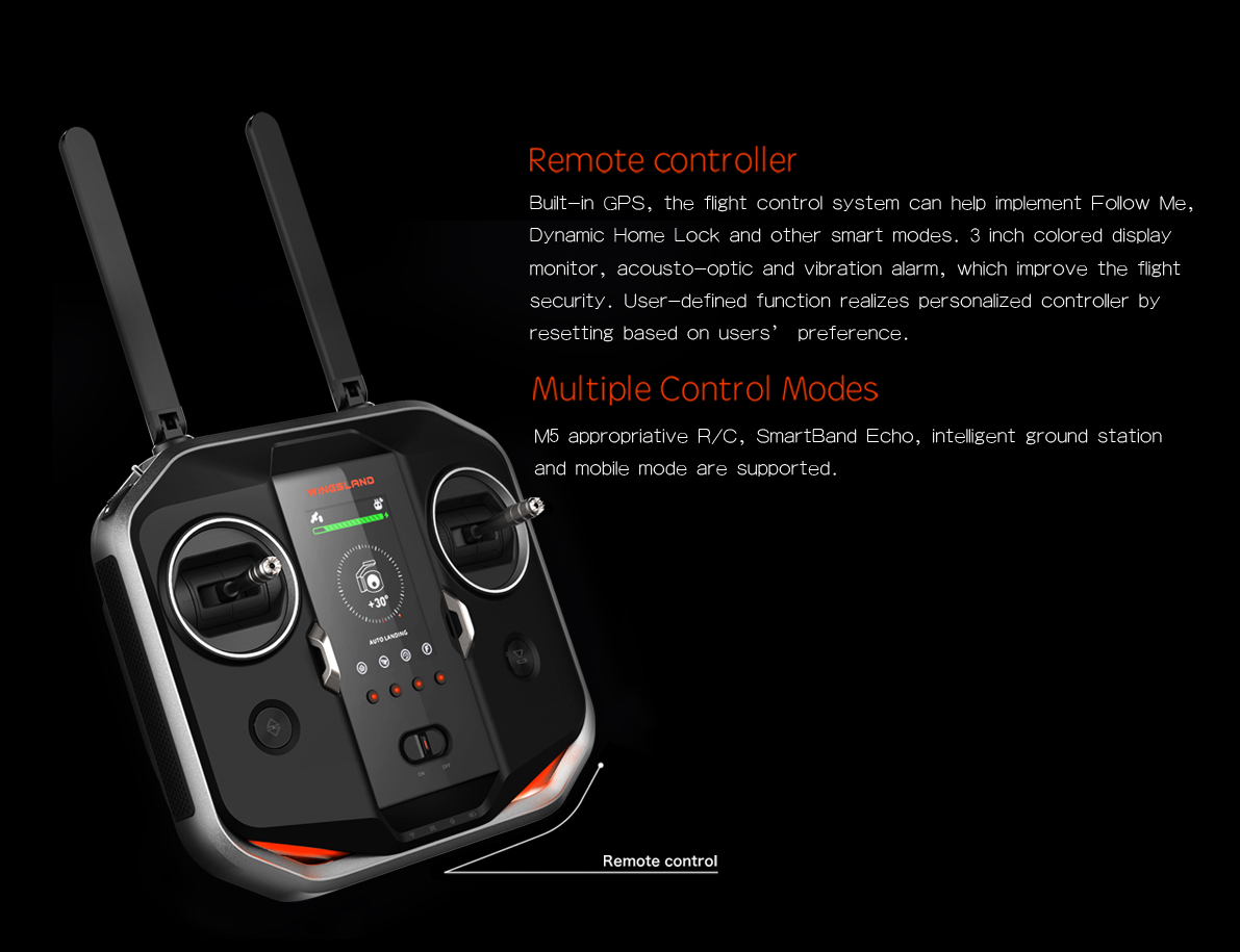 wingsland，Aerial photography，Aerocraft，UAV，Four axis，Digital，science and technology，