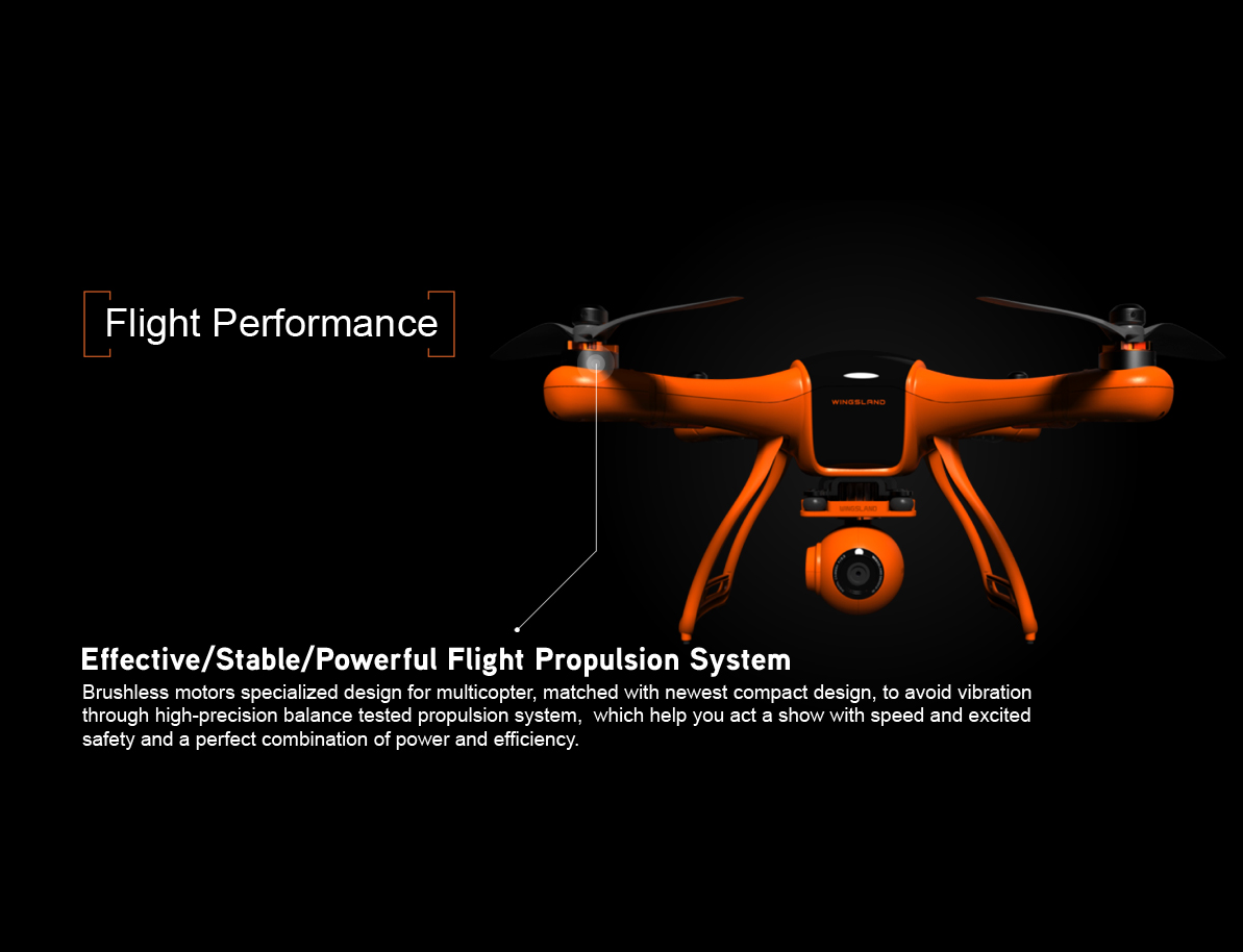 wingsland，Aerial photography，Aerocraft，UAV，Four axis，Digital，science and technology，