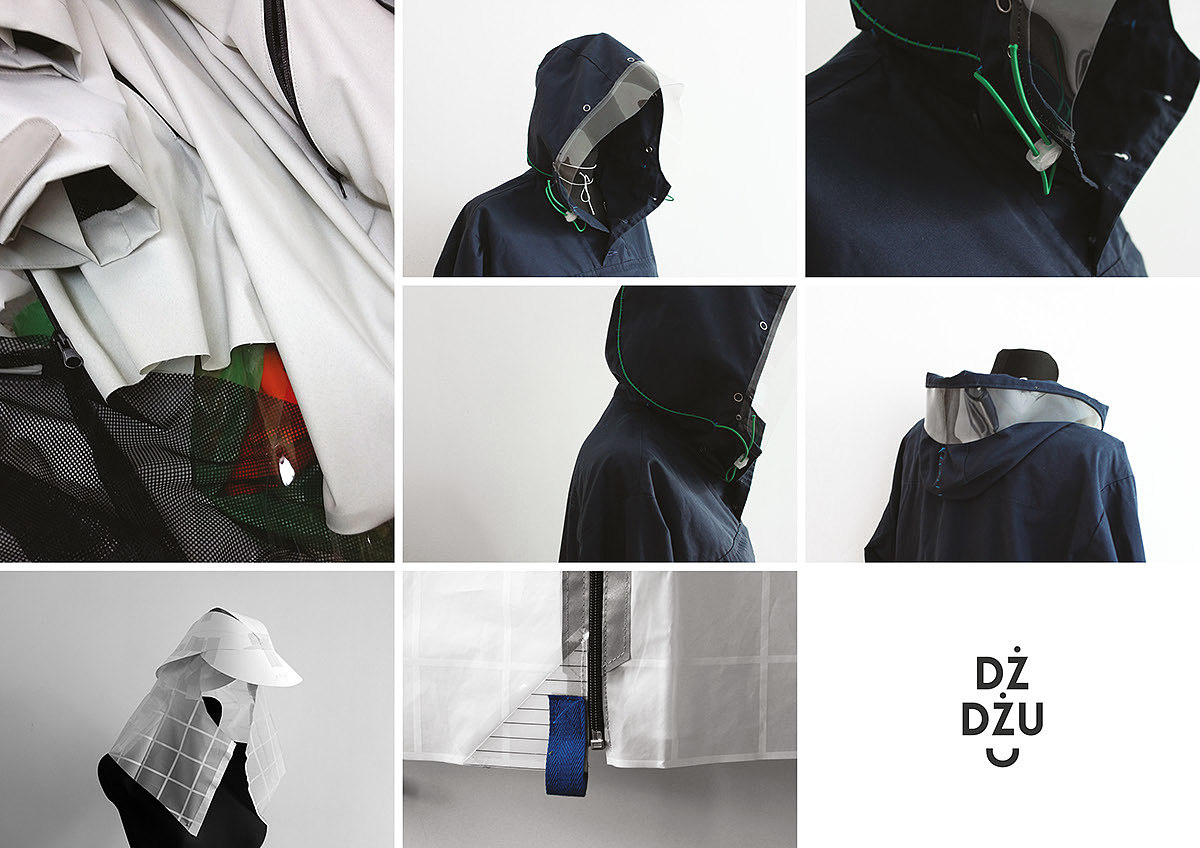 Dżdżu，雨衣，户外服装，产品设计，