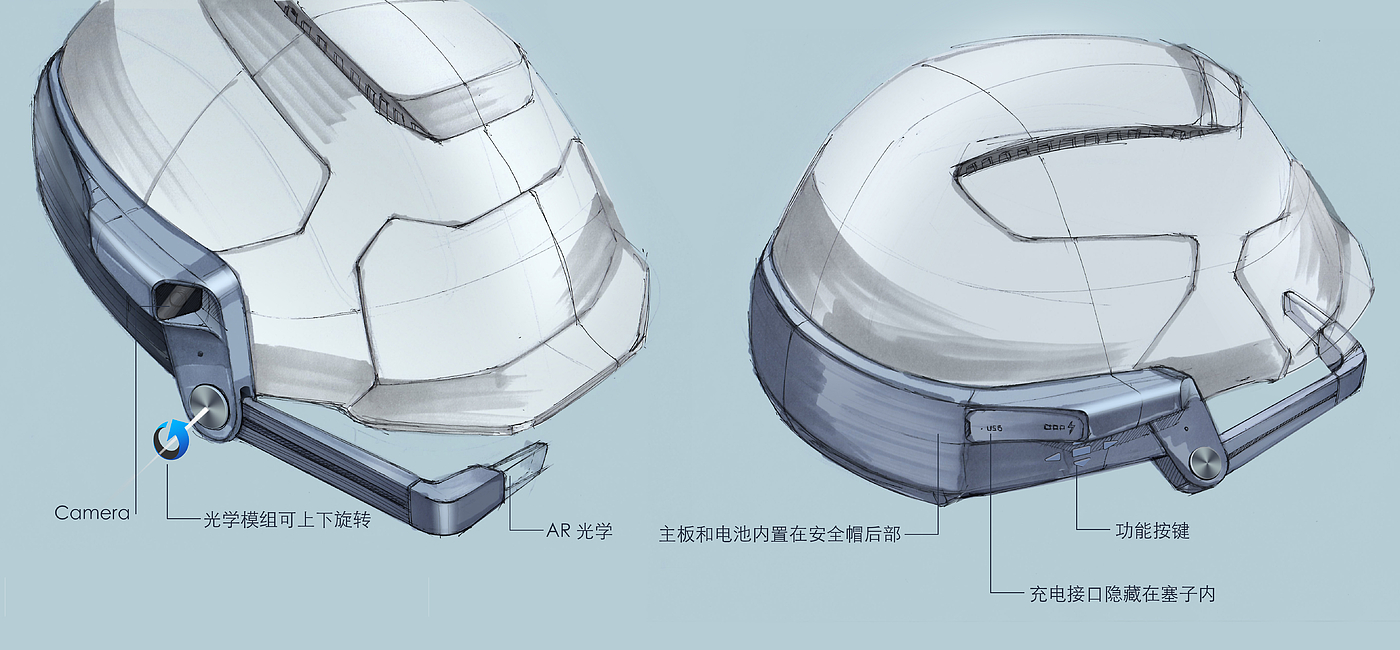 工作中的一些草图，