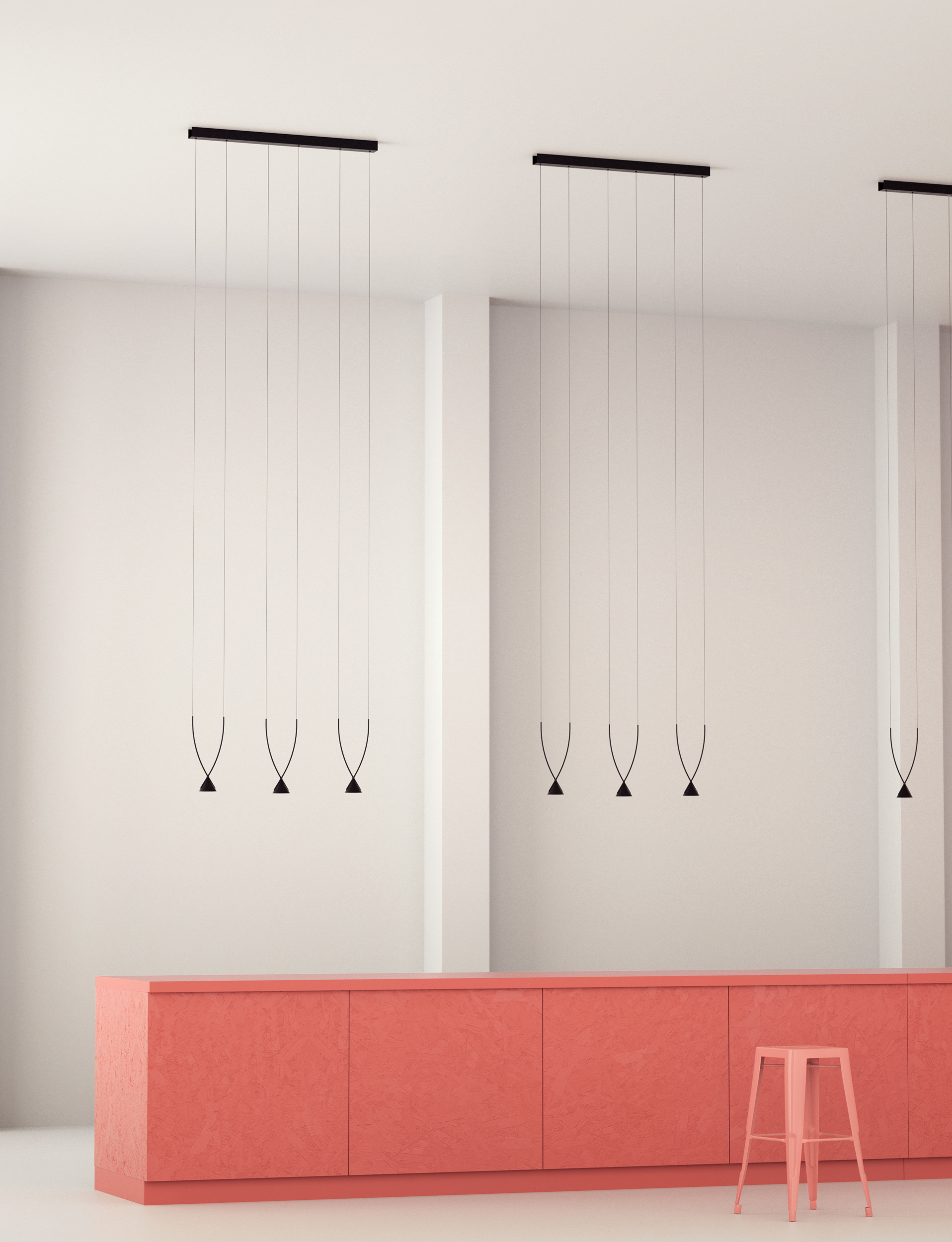 space，a chandelier，Jewel，