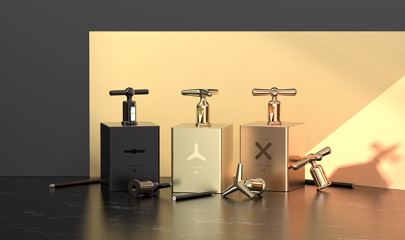 Pencil sharpener，water tap，Faucet trio，