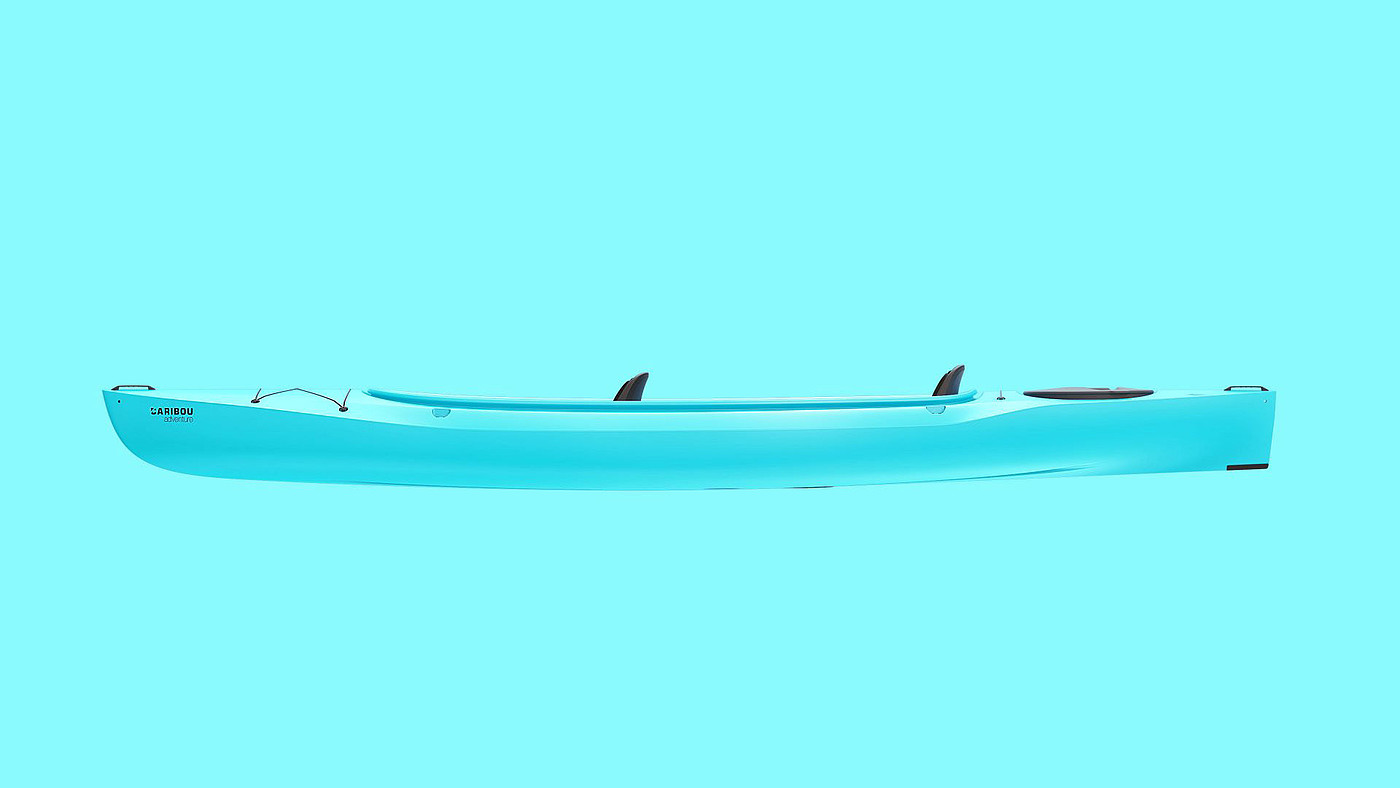 CARIBOU，canoeing，blue，