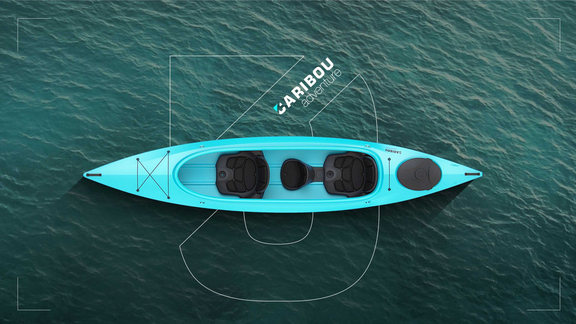CARIBOU，canoeing，blue，